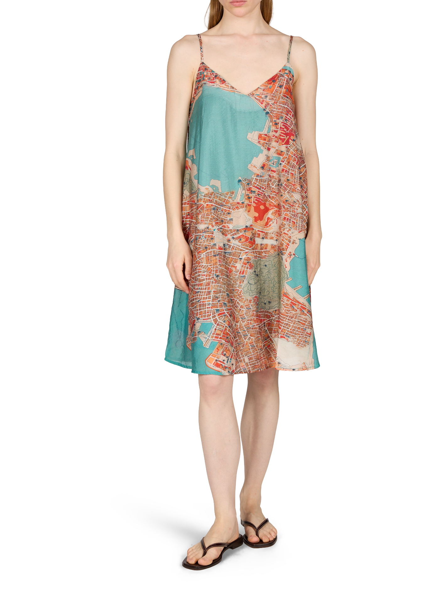 Robe imprimée Objeta fluide OBJECT Multicolore