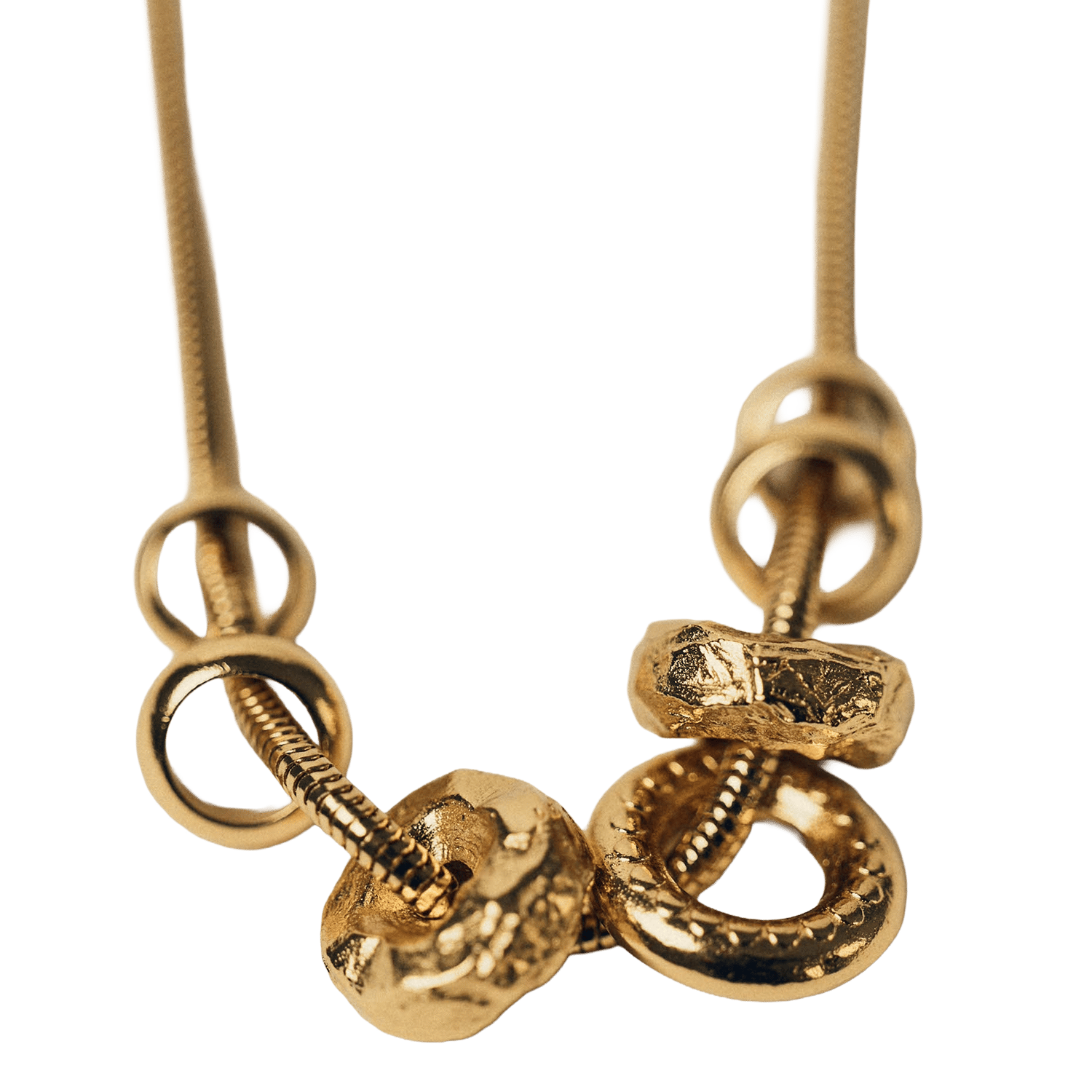 Collier avec anneaux jaya SESSUN Doré