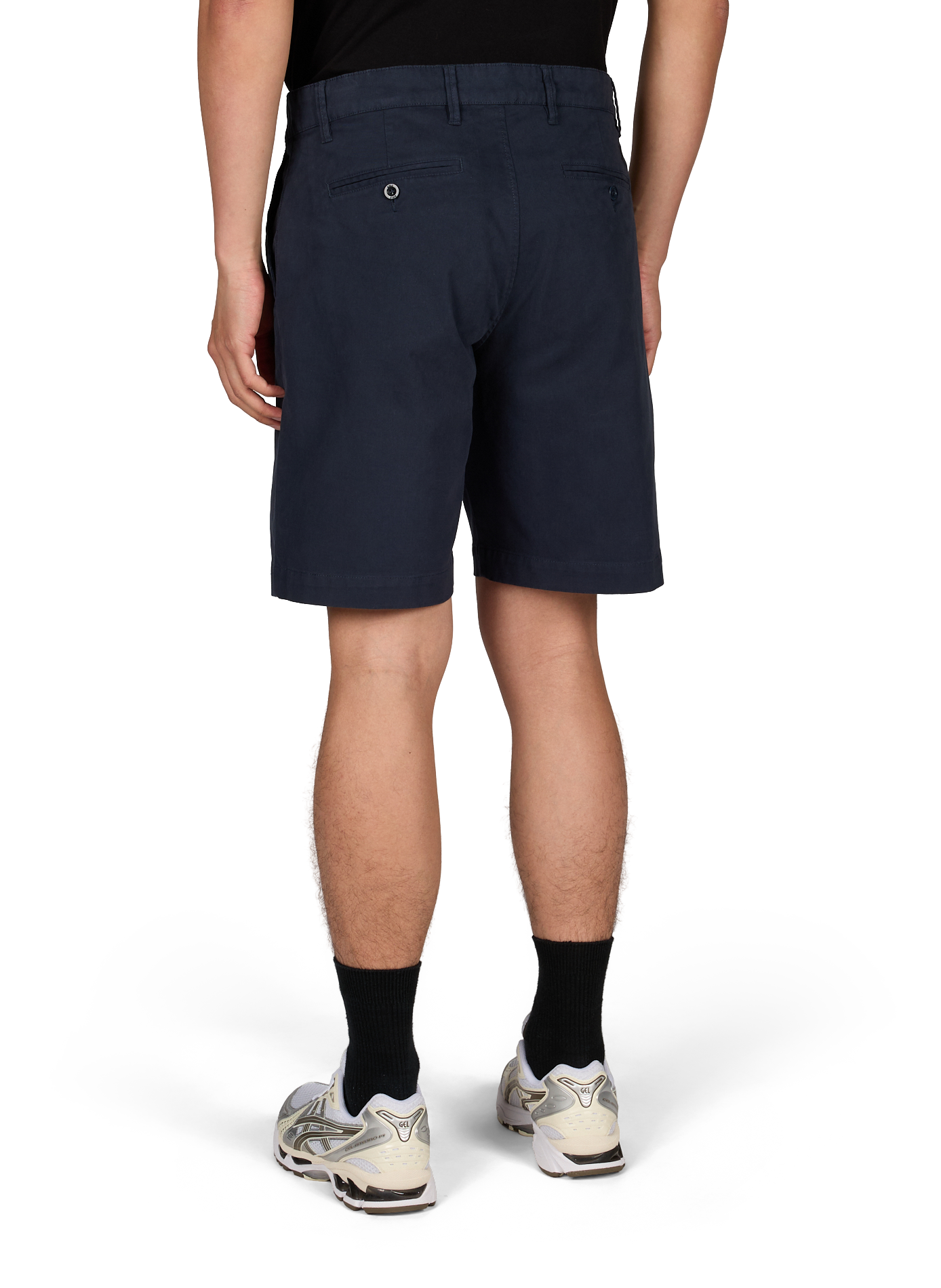 Cotton-blend chino-style shorts AIGLE Blue