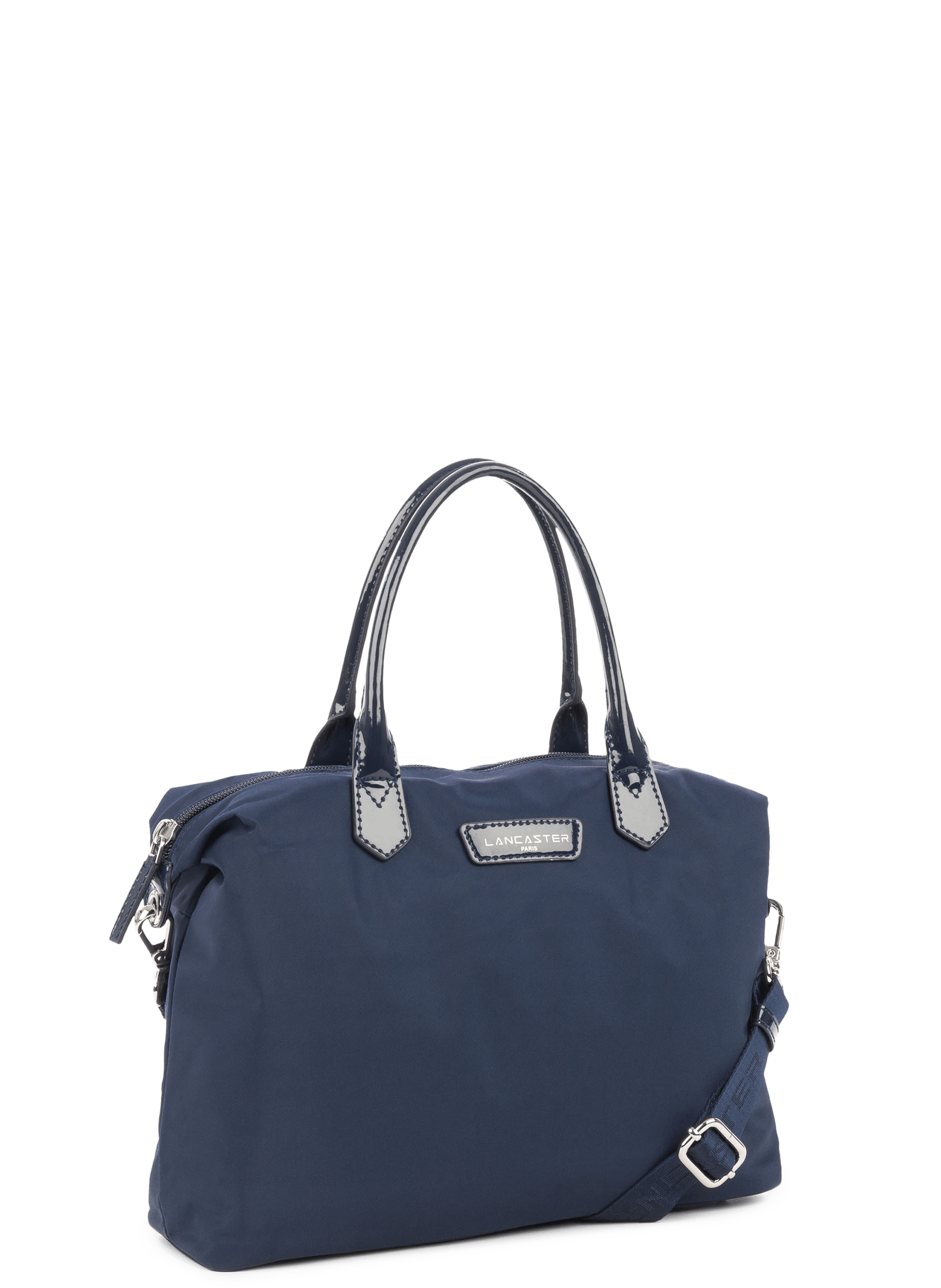 Sac à main - basic verni LANCASTER Bleu