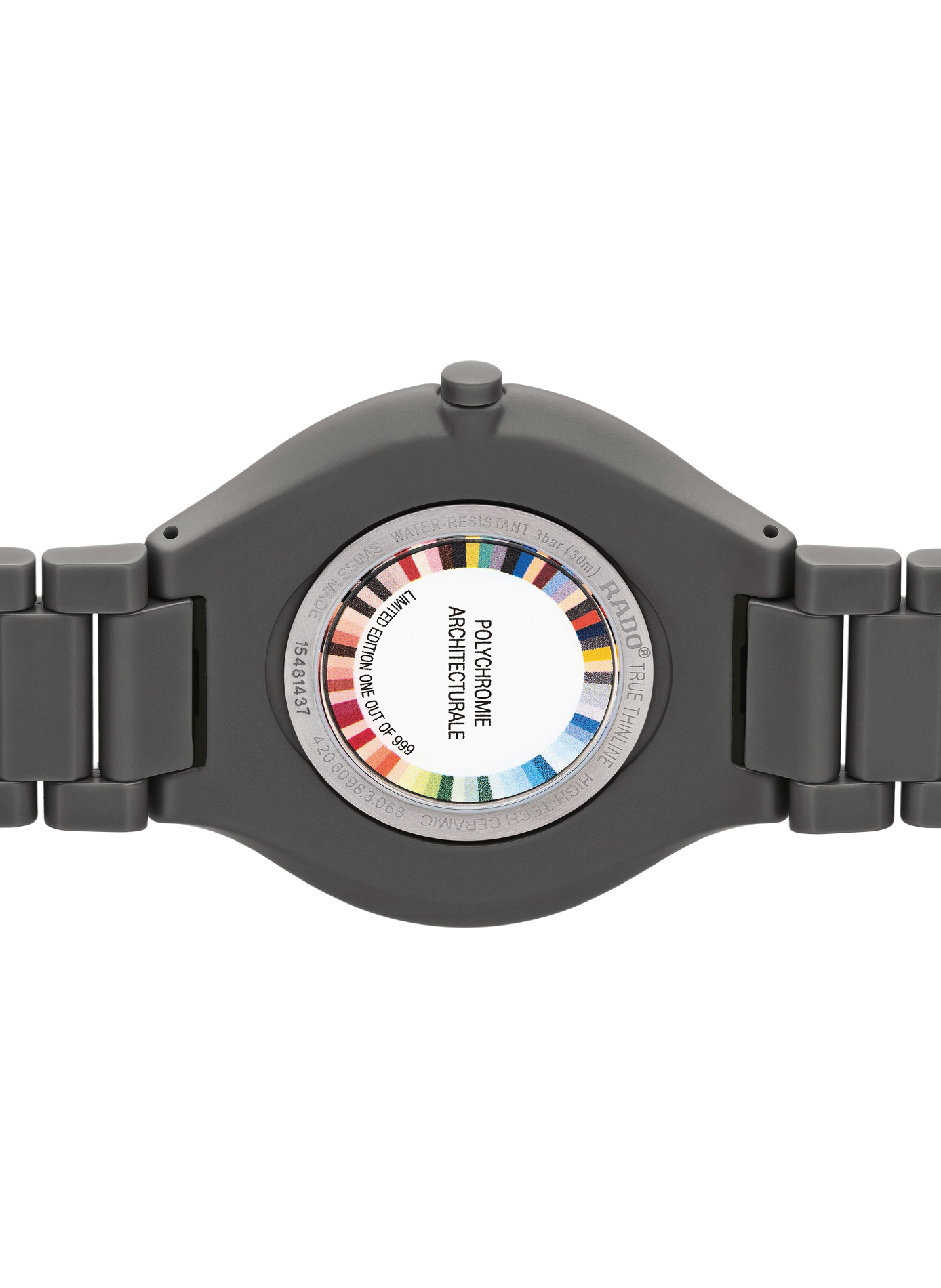 Montre quartz en céramique RADO Gris