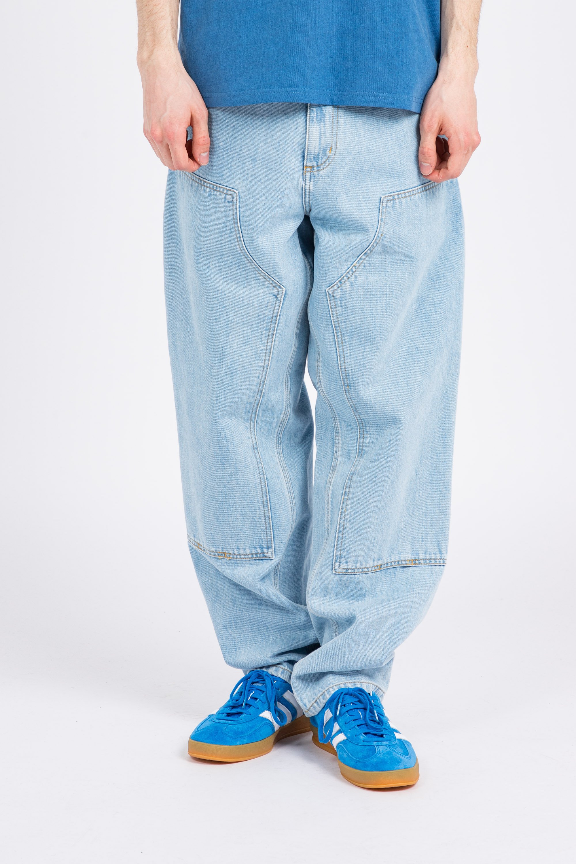 Jean double knee pant CARHARTT WIP Bleu
