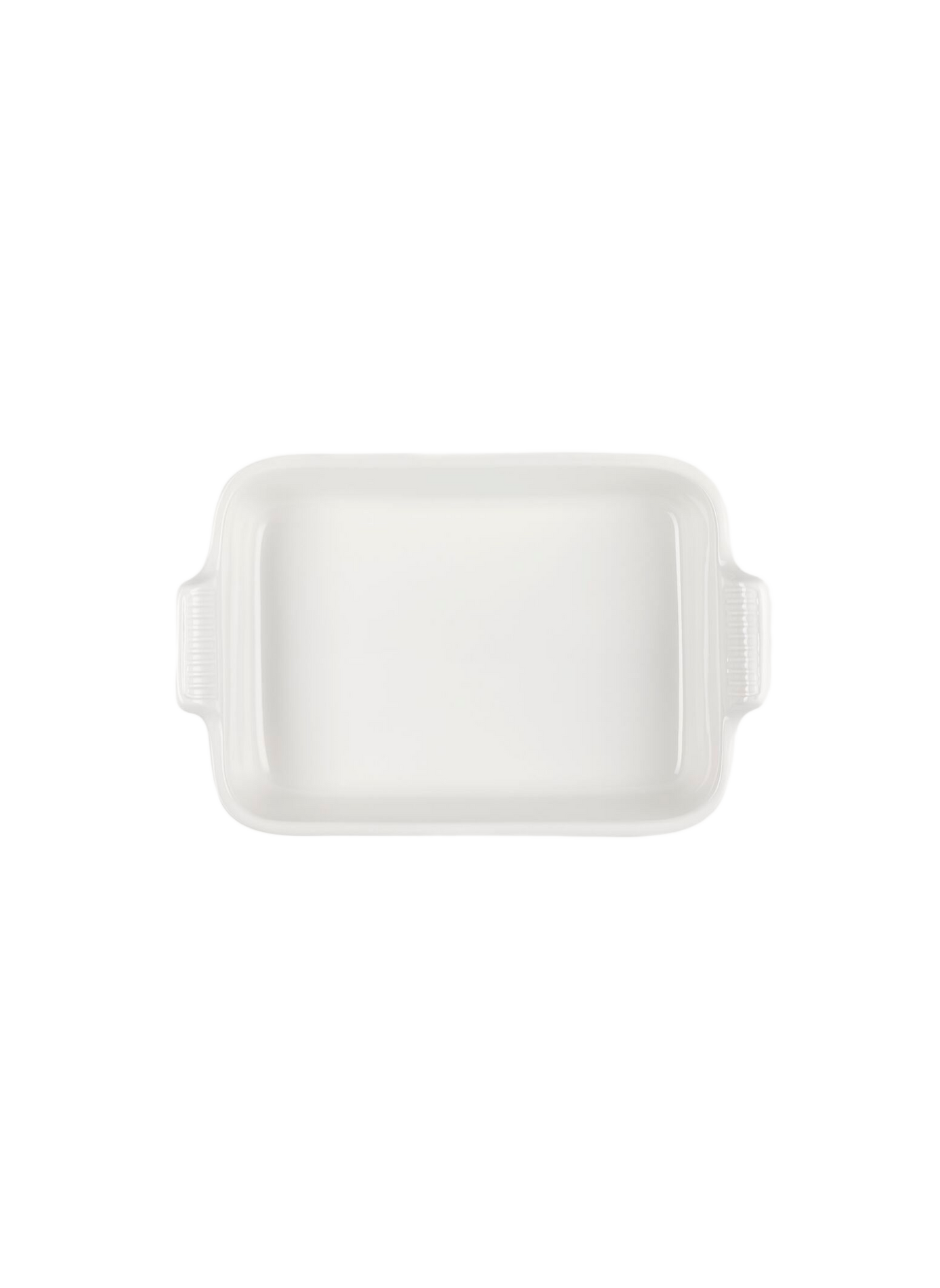 Rechteckige Erbsenplatte aus Keramik LE CREUSET Beige
