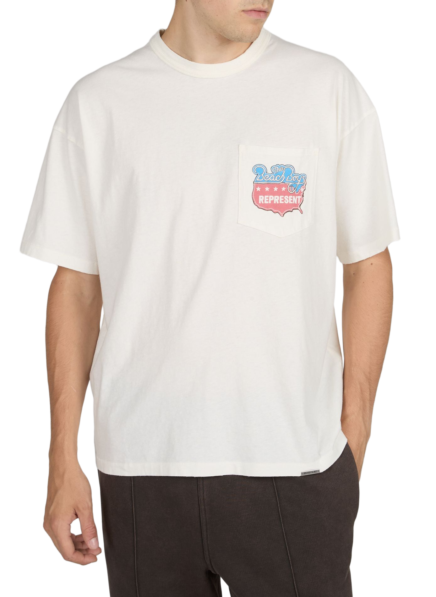 Tee-shirt en coton REPRESENT Blanc
