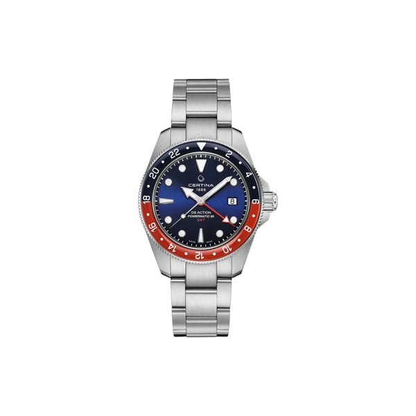 Montre automatique DS ACTION GMT en acier inoxydable Montre automatique DS ACTION GMT en acier inoxydable