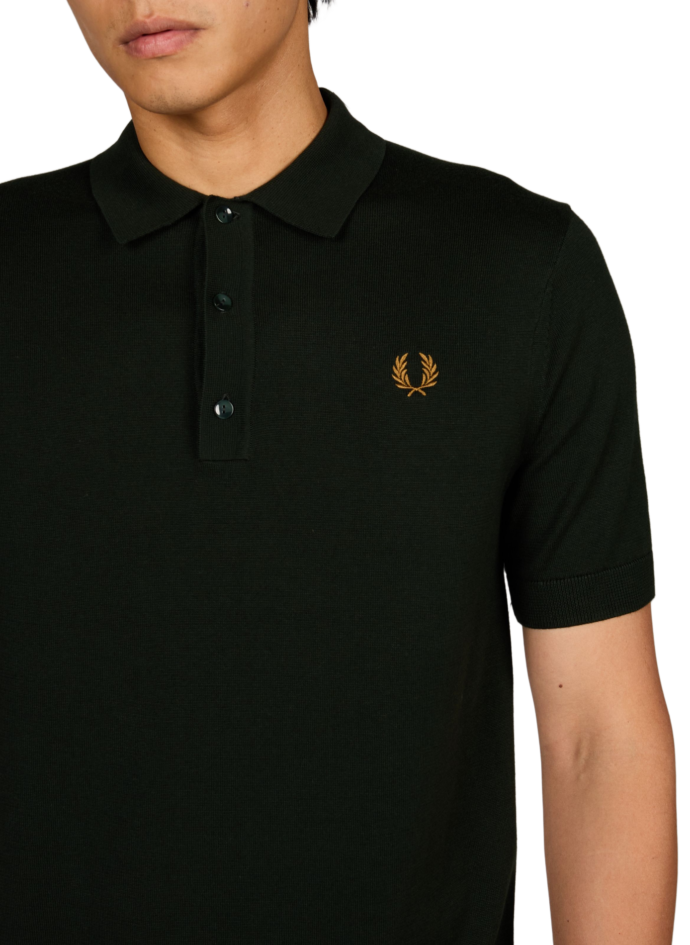 Polo manches courtes en coton FRED PERRY Vert
