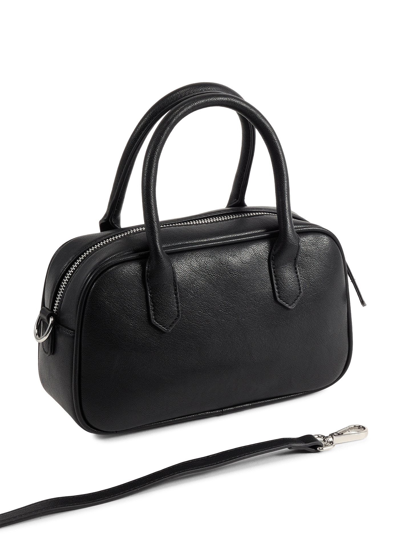 Petit sac à main uni  AU PRINTEMPS PARIS Noir