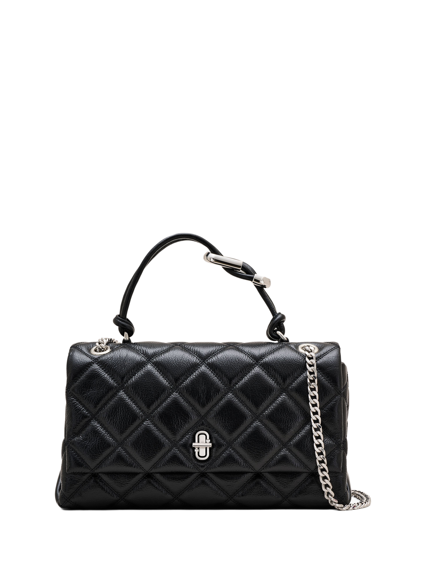 Sac à main Le Quilted Dual Convertible Shoulder Bag MARC JACOBS Noir