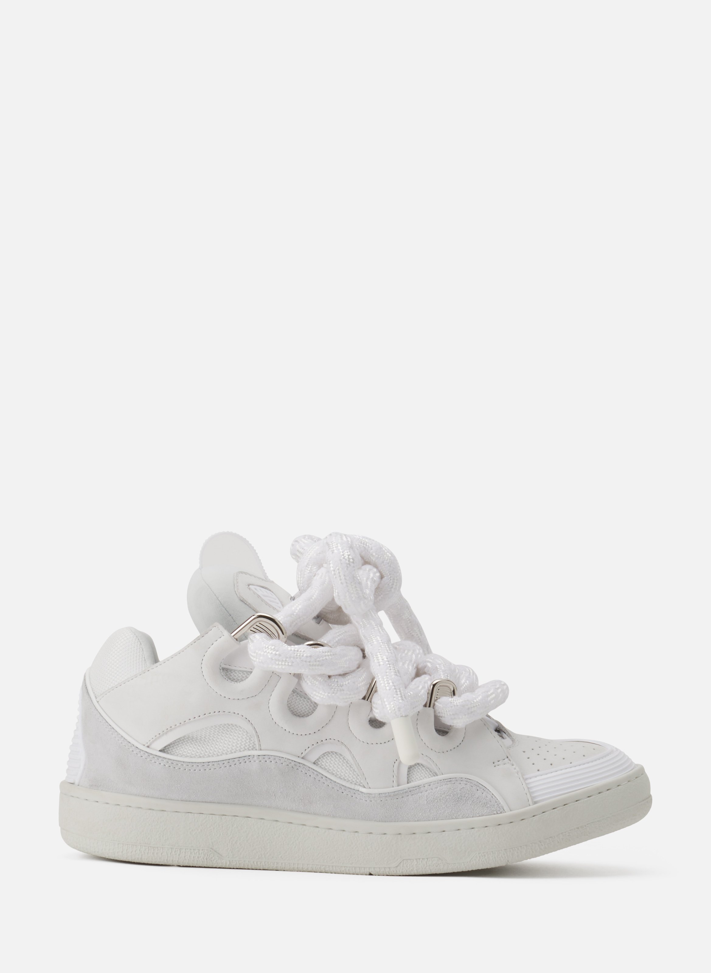 Sneakers curb snake en cuir LANVIN Blanc