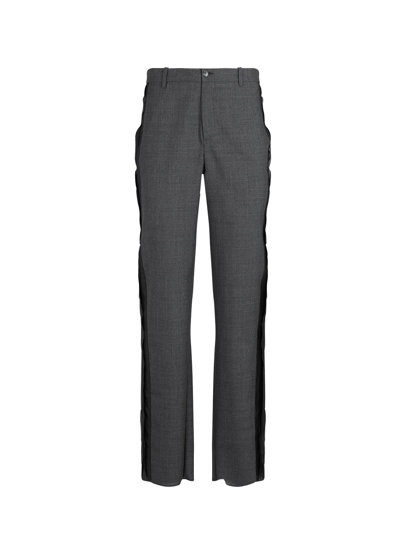 Pantalon large bureau en laine SONIA CARRASCO Gris