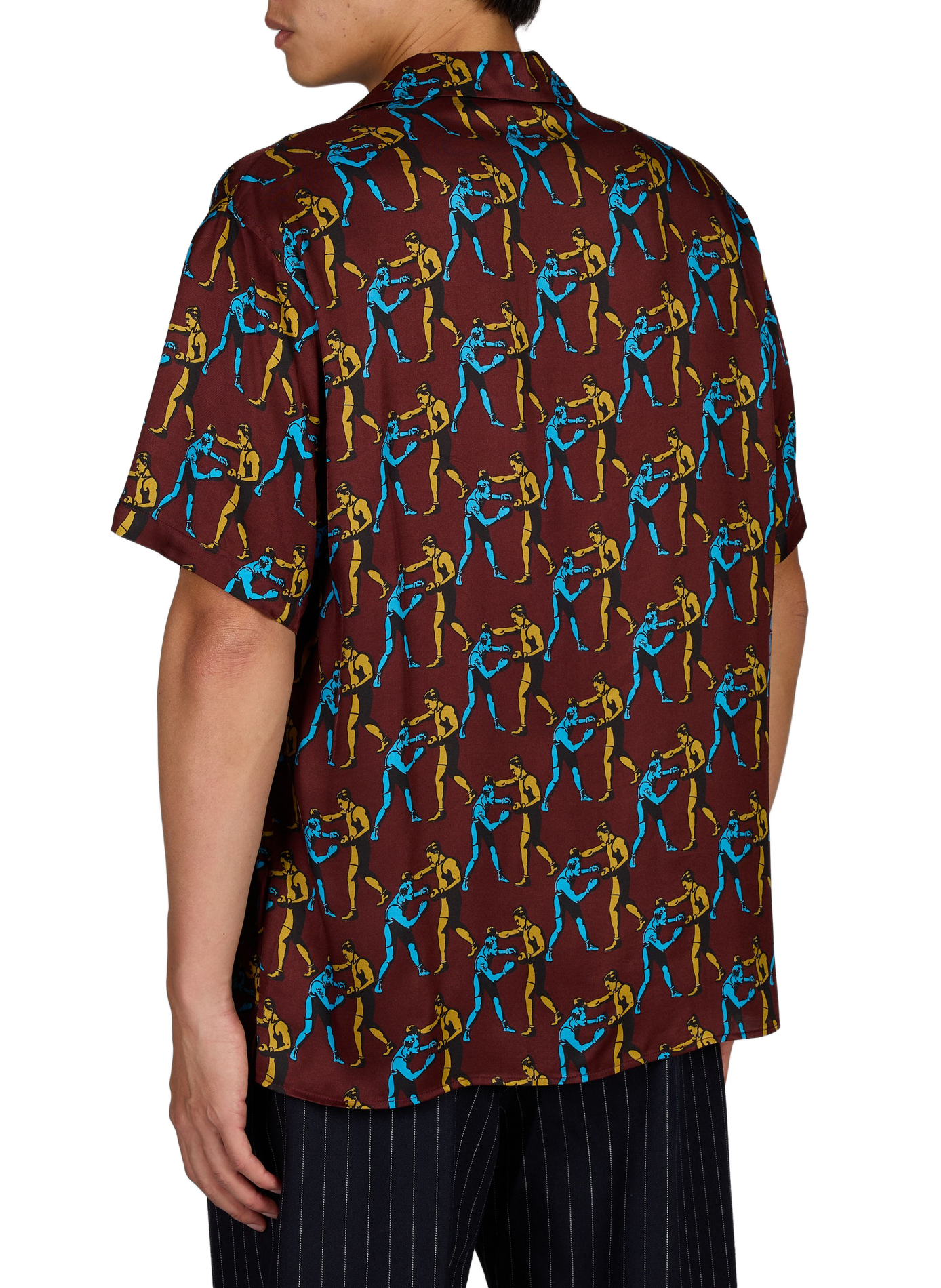 Straight shirt with pattern DROLE DE MONSIEUR Red
