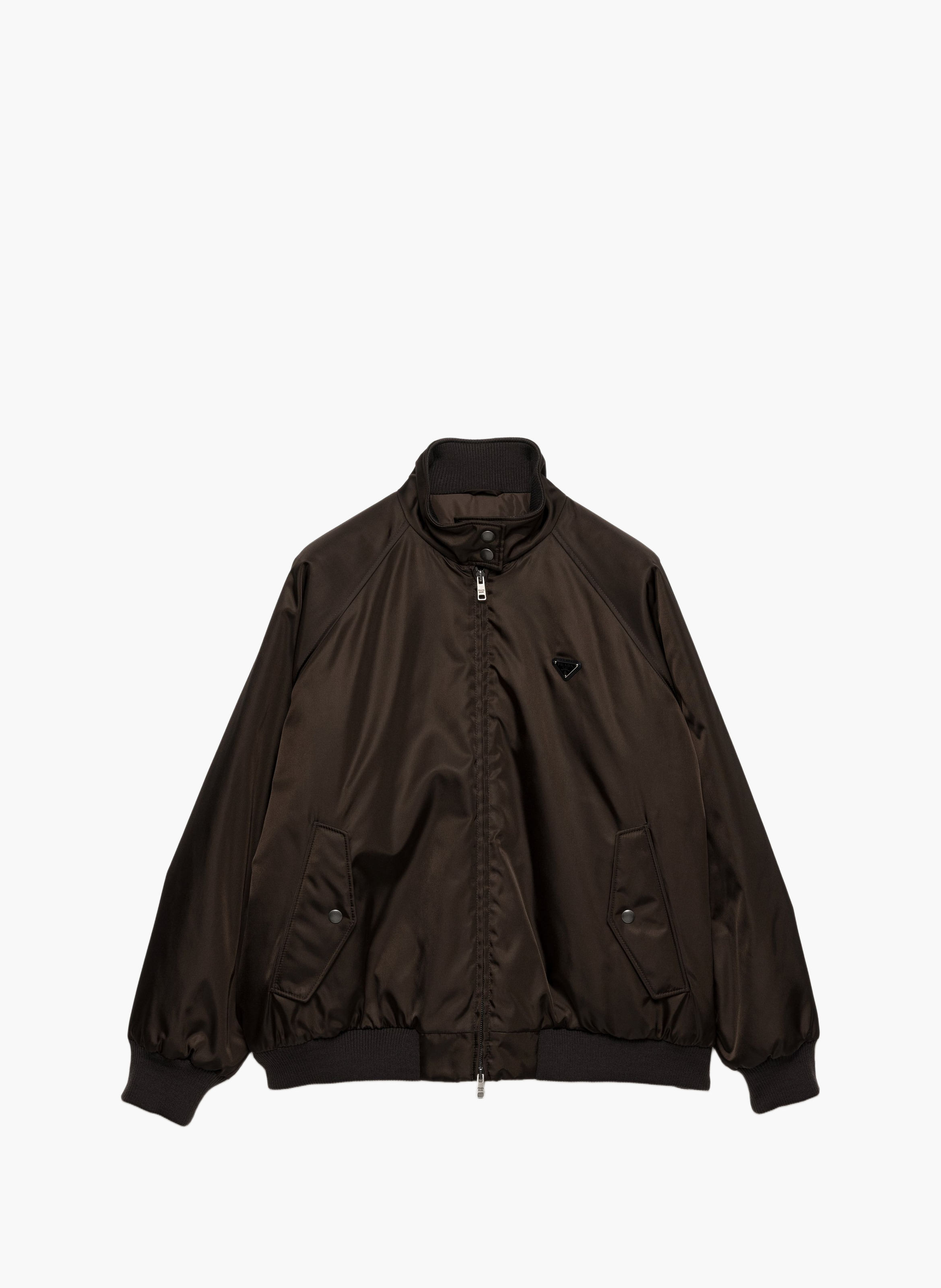 Blouson en re-nylon PRADA Marron