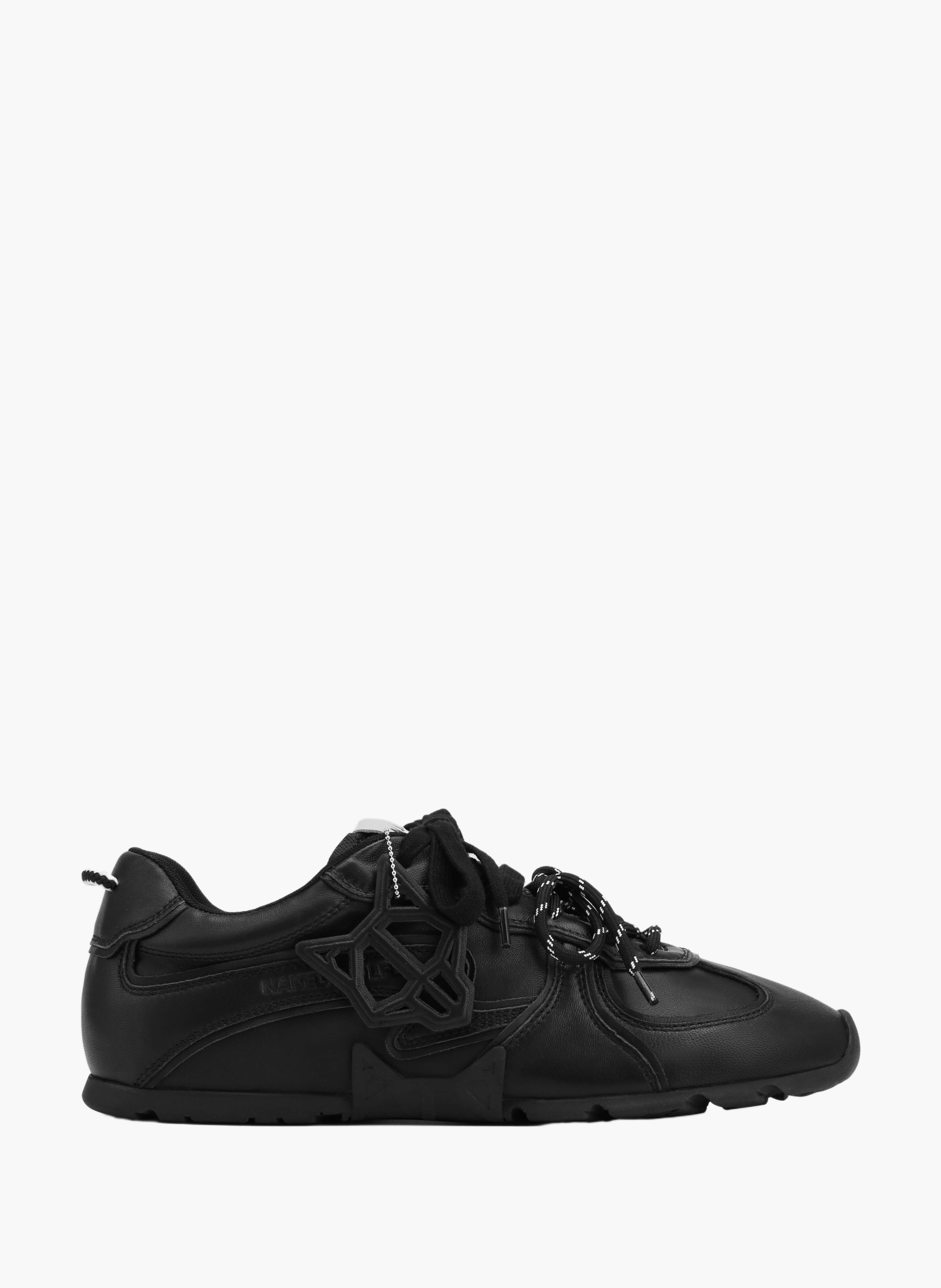 Baskets ace en cuir NAKED WOLFE Noir