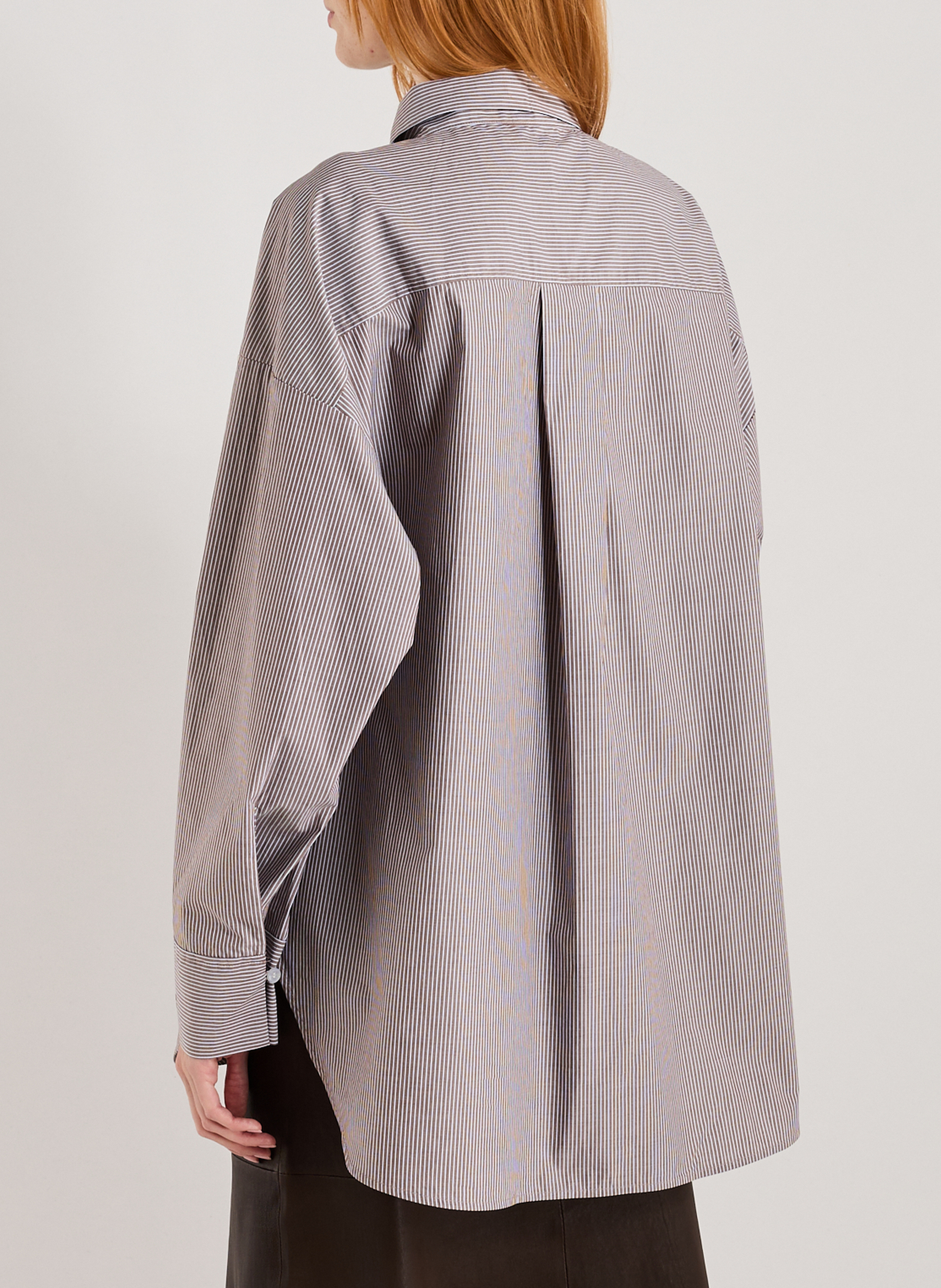 Weite Bio-Baumwollbluse BY MALENE BIRGER Mehrfarbig