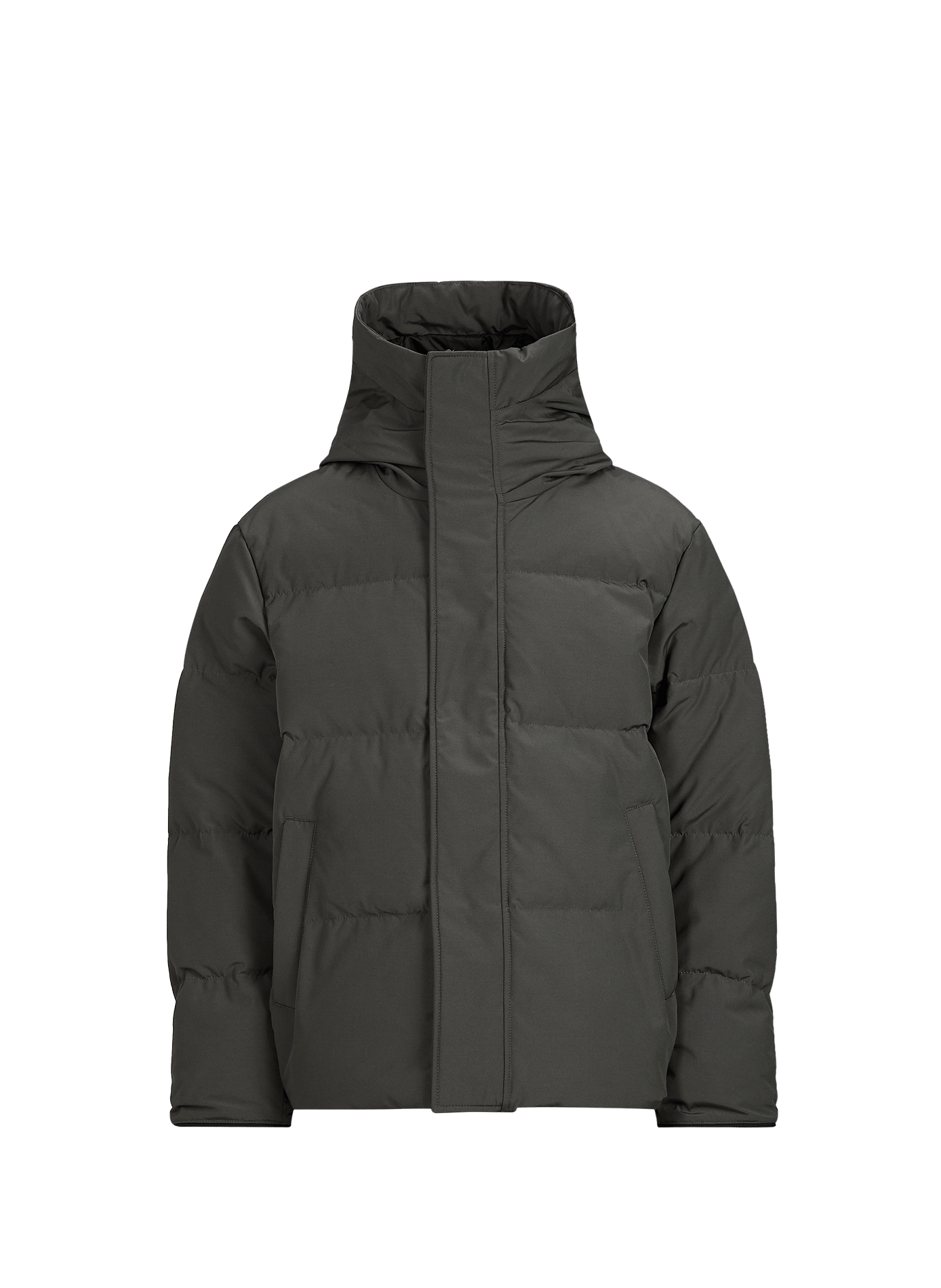 SEYMOUR plain hooded puffer jacket CANADA GOOSE Khaki