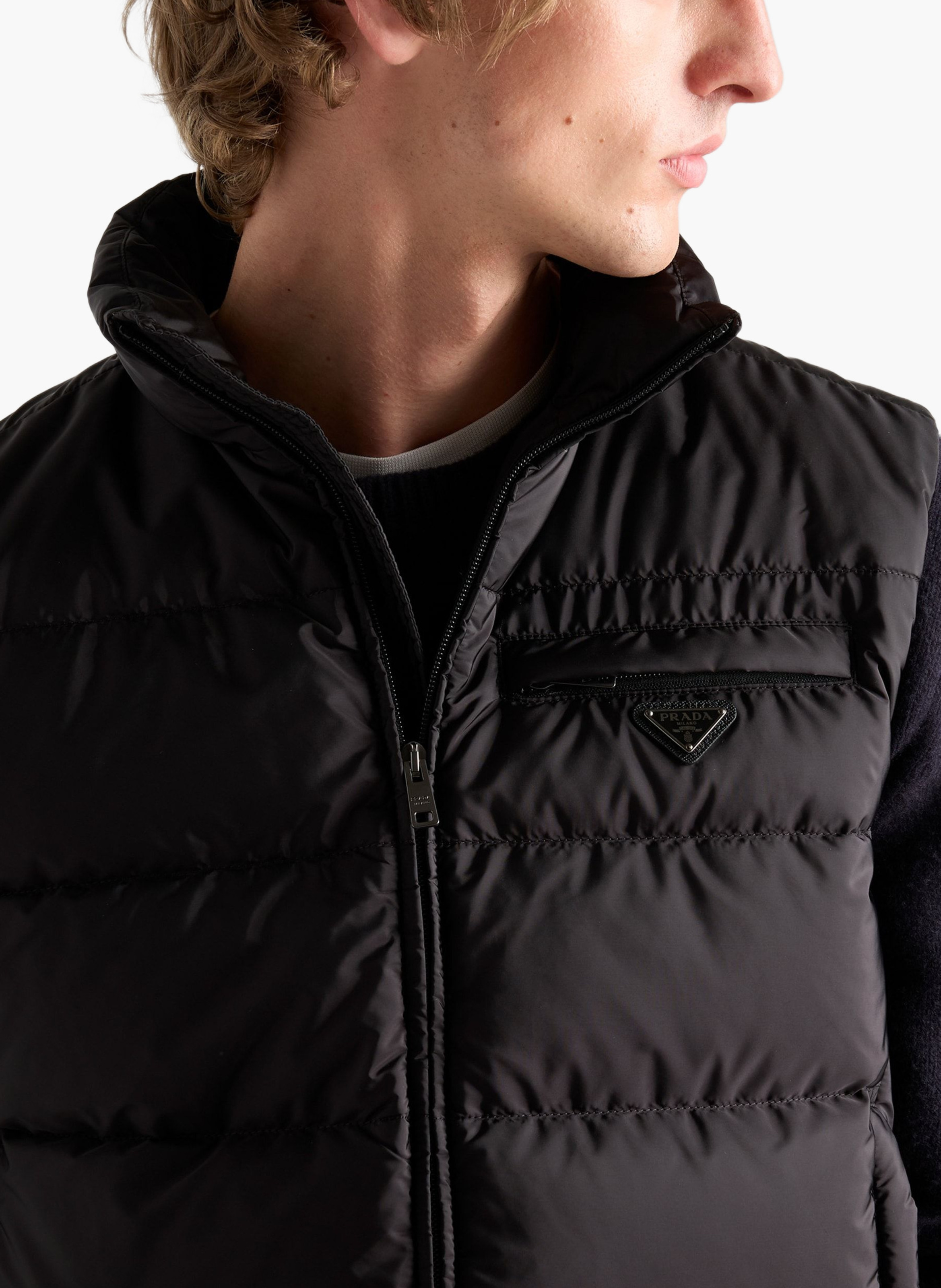 Veste en re-nylon PRADA Noir