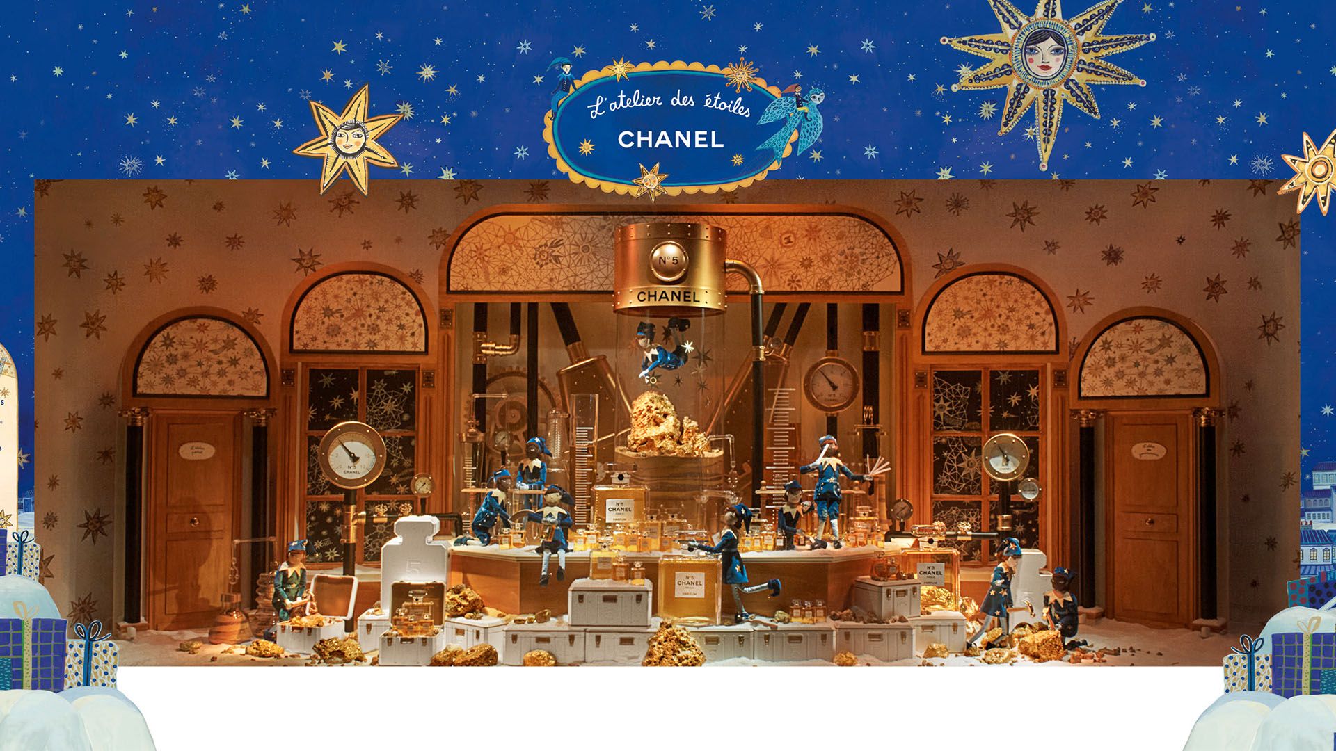 Chanel - Vitrine l'atelier des etoiles