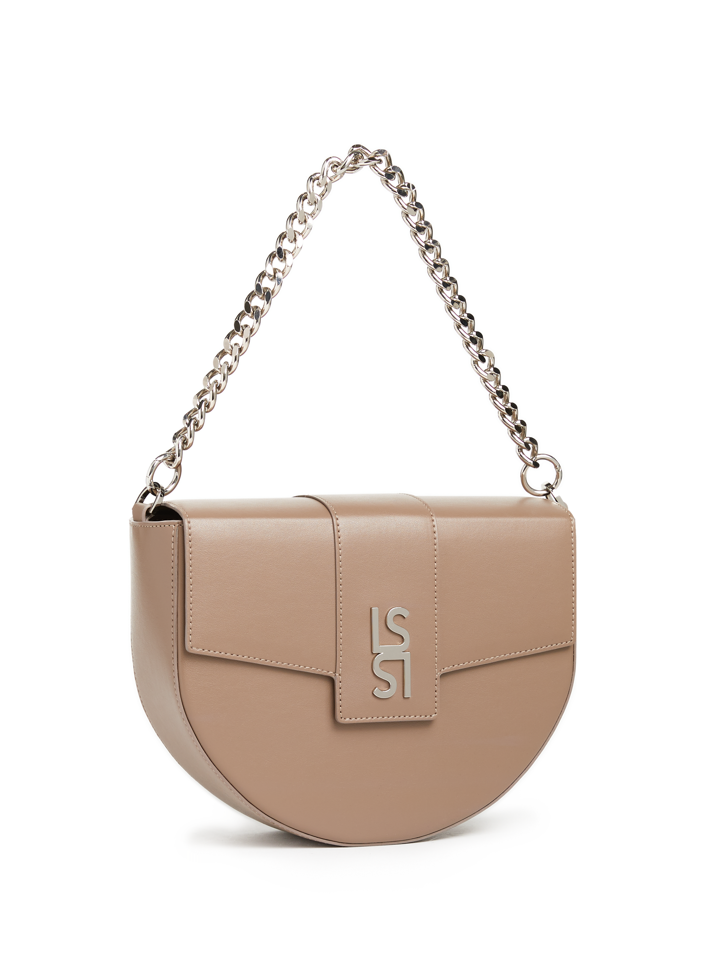 Sac à main en cuir LA SINGULIERE & LE SINGULIER Marron