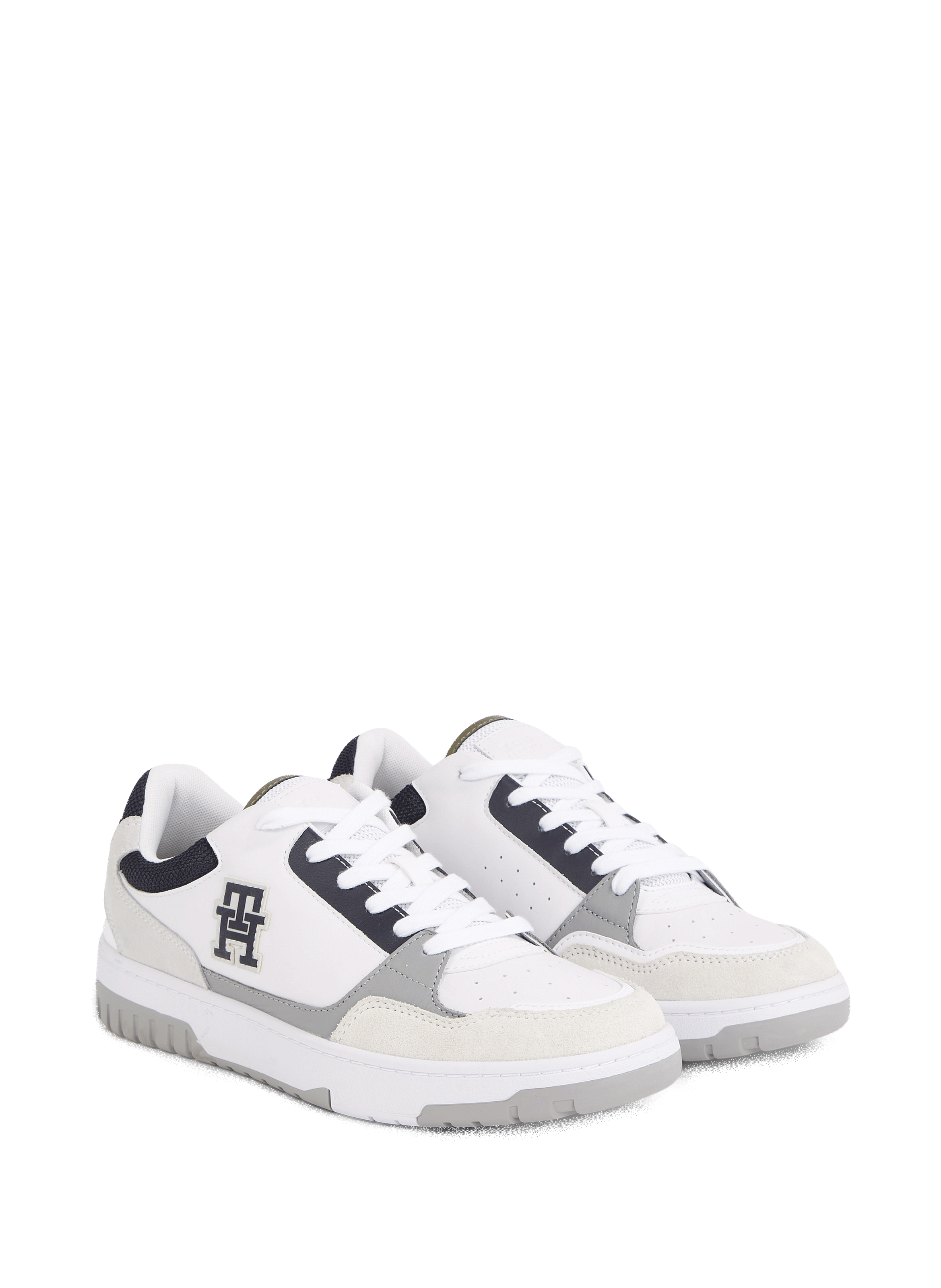 Baskets basses en cuir