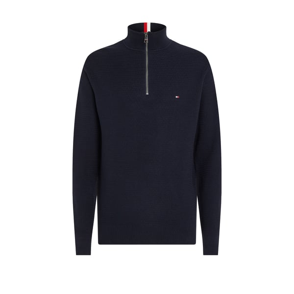 Pull zippé en coton