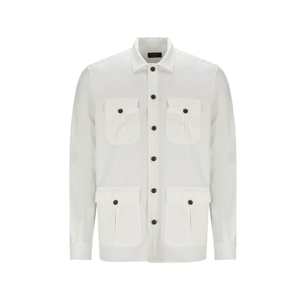 Surchemise en lin et coton