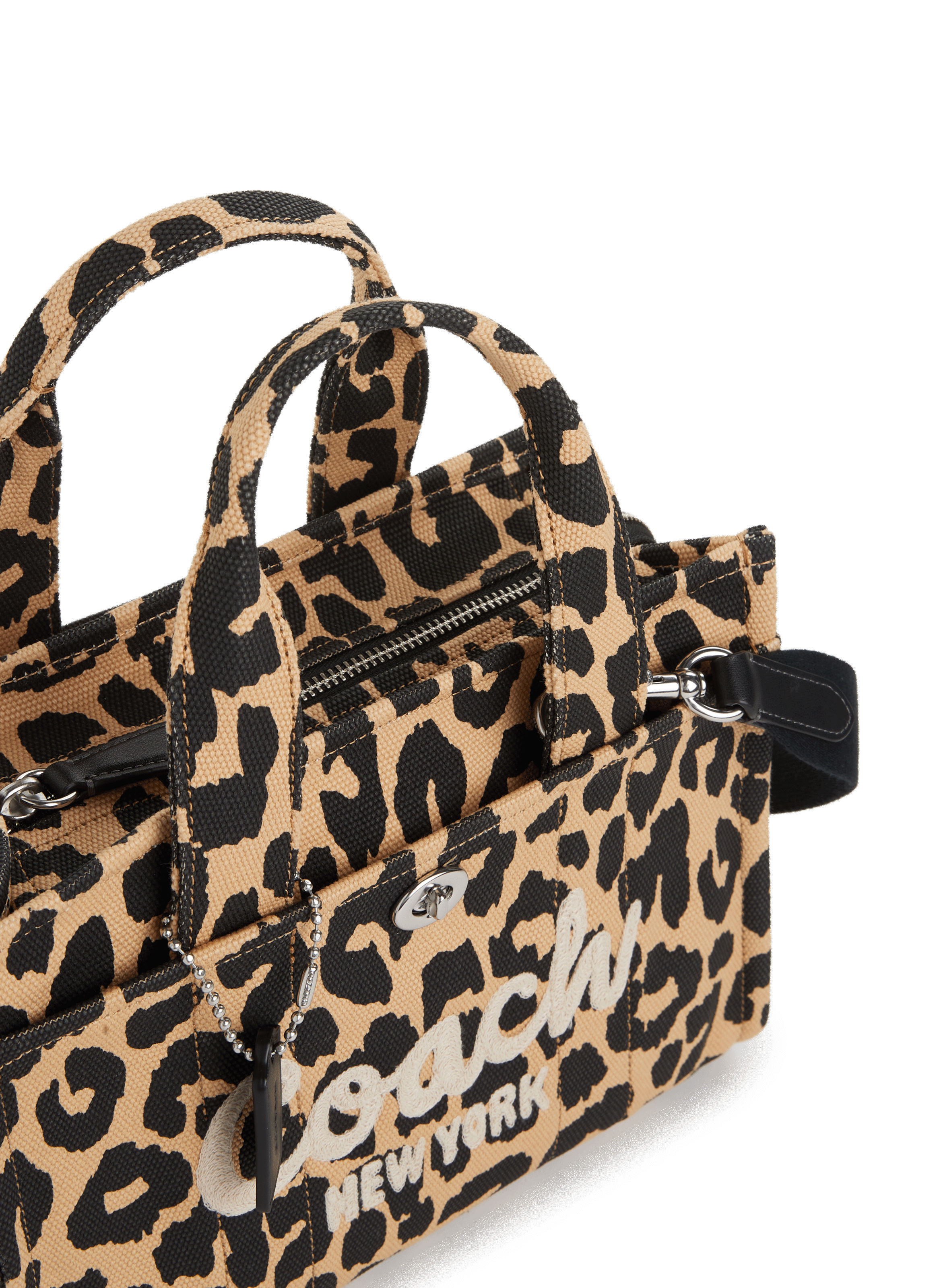 Small printed cotton tote bag  COACH