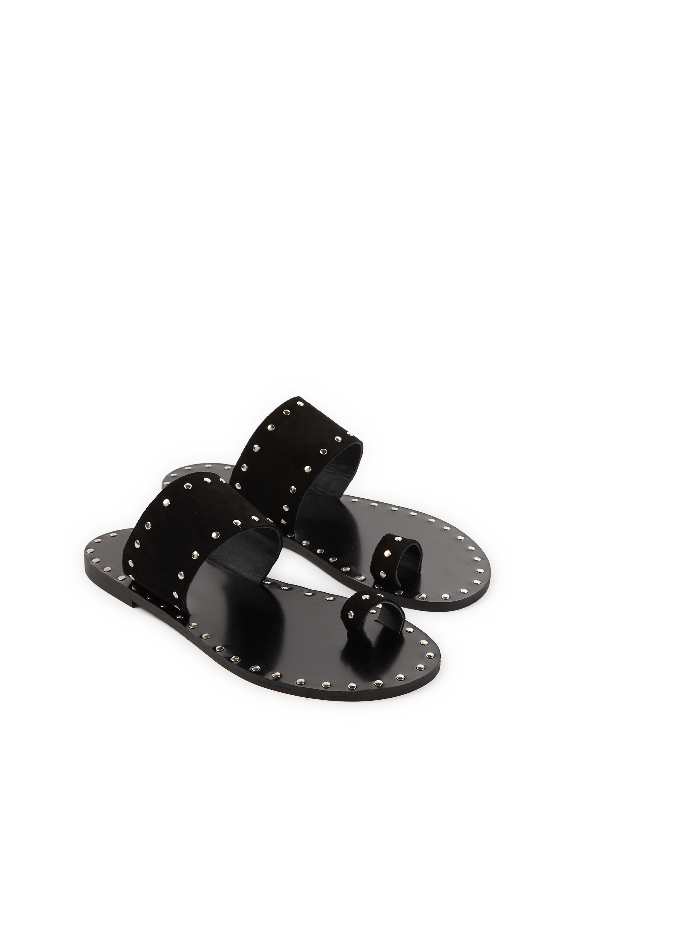 Sandales plates Riley B ALOHAS Noir