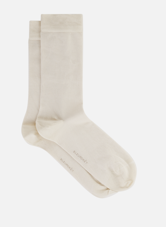 Paisley mid-calf cotton-blend socks BLEUFORÊT