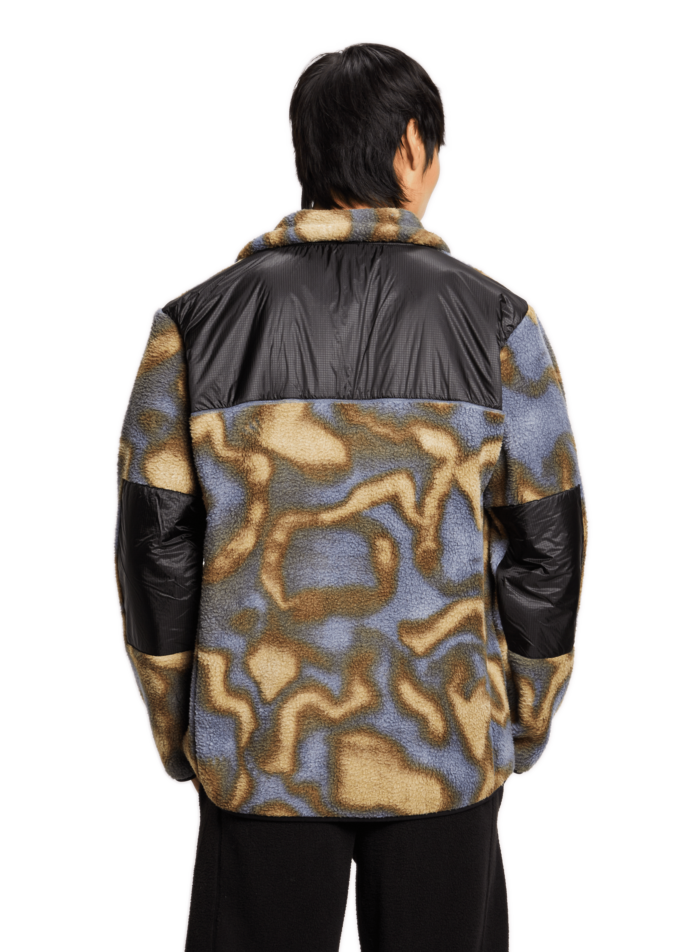 Veste polaire col montant RAINS Bleu