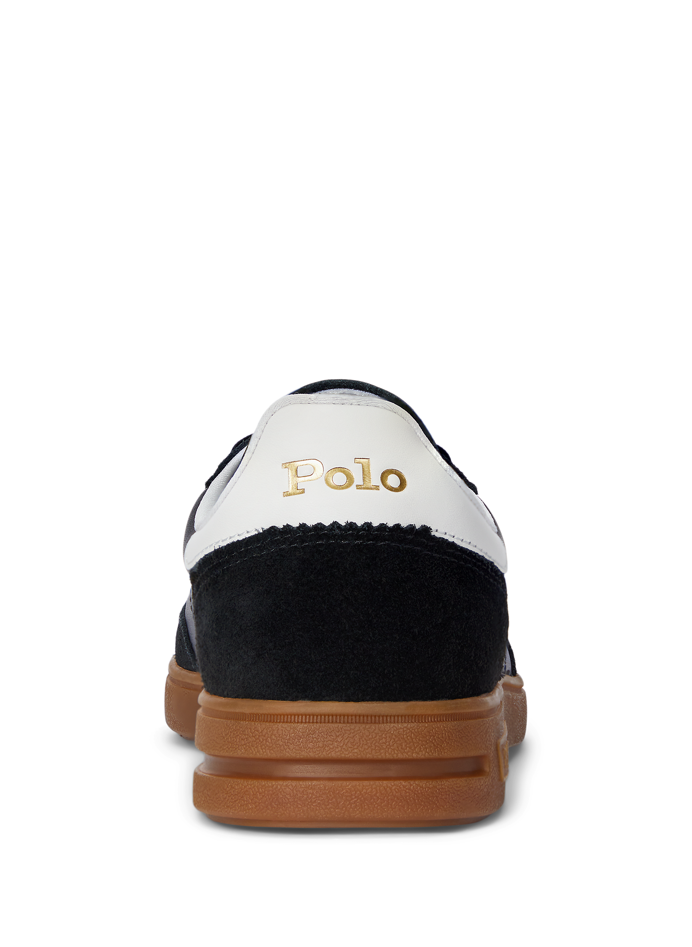 Mixed leather sneakers POLO RALPH LAUREN Black