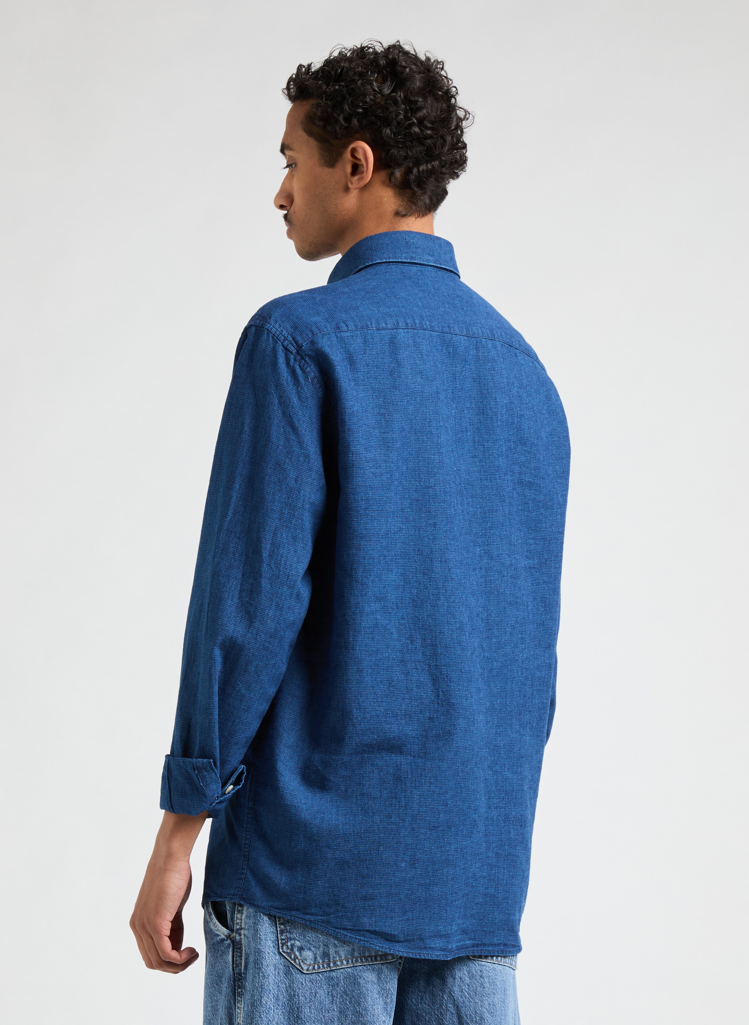 Chemise aspect jean Fambray AU PRINTEMPS PARIS Bleu