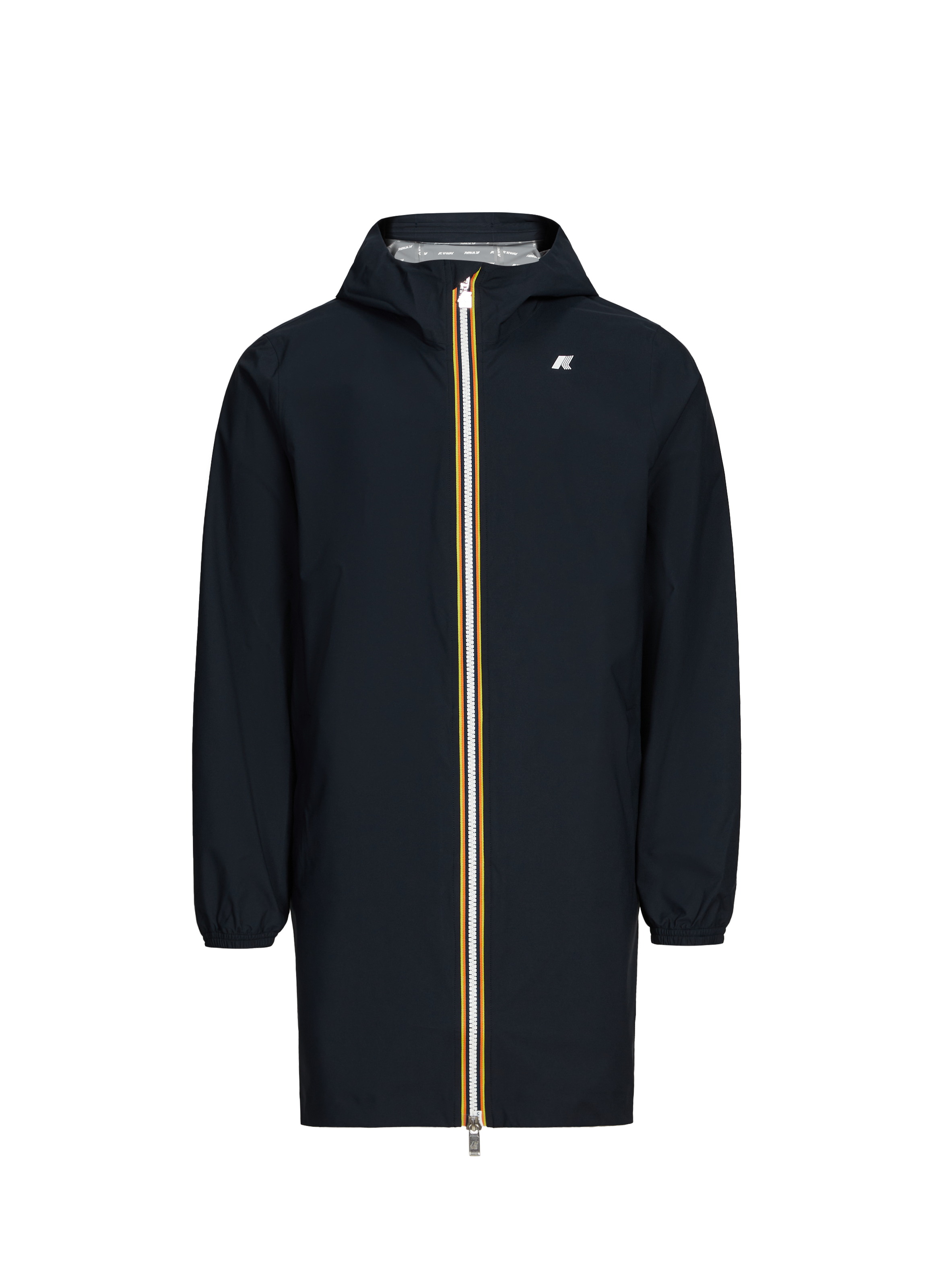 Parka droite à capuche K-WAY Bleu