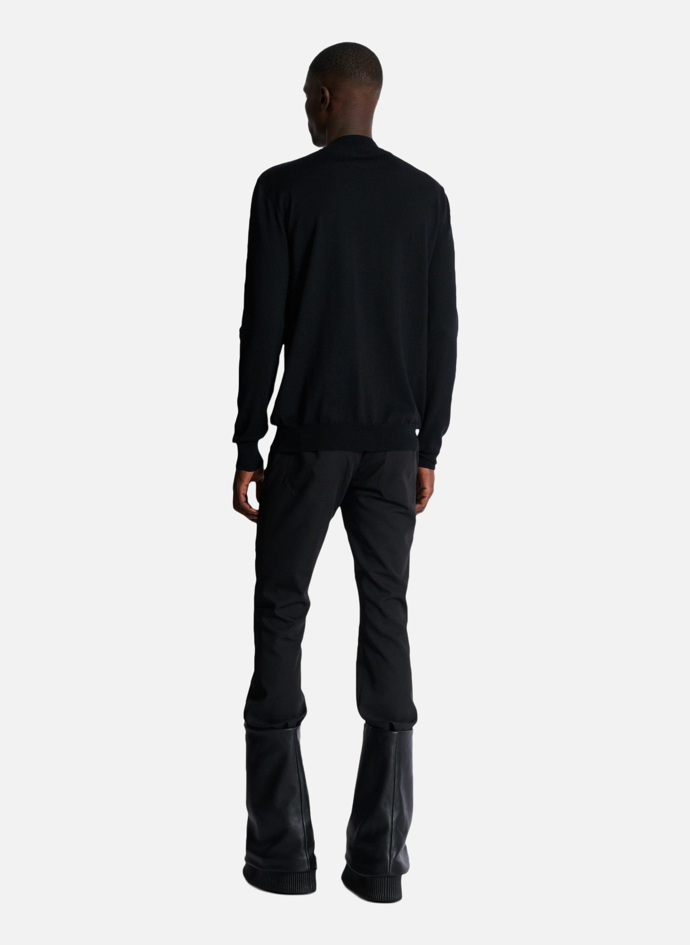 Pull en maille balmain couture étiquette BALMAIN Noir