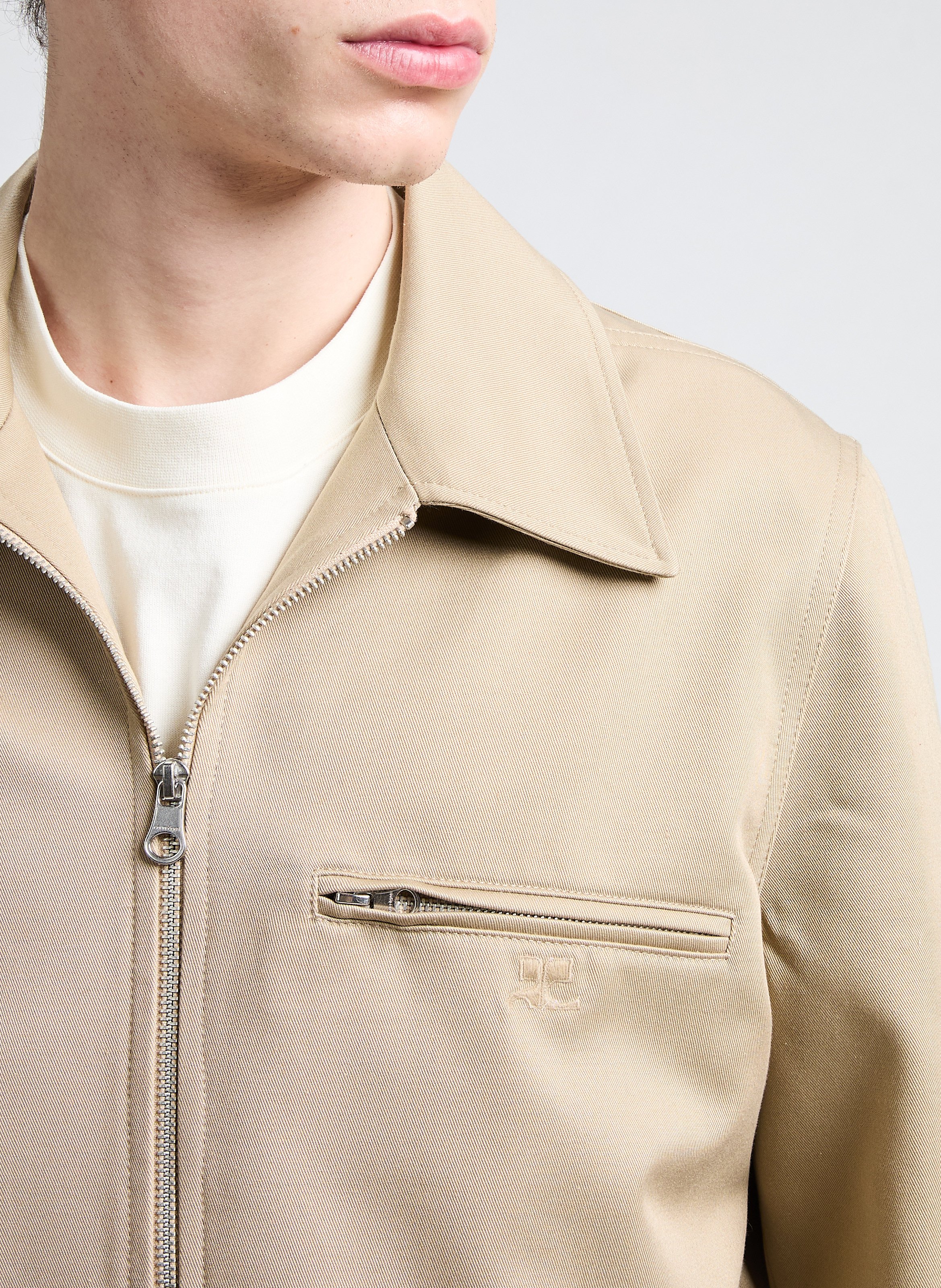 Short straight jacket COURRÈGES Beige