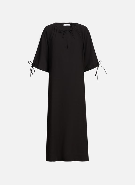 Robe longue ample Salago Noir by SAMSOE SAMSOE SAMSOE SAMSOE Robe longue ample Salago Noir
