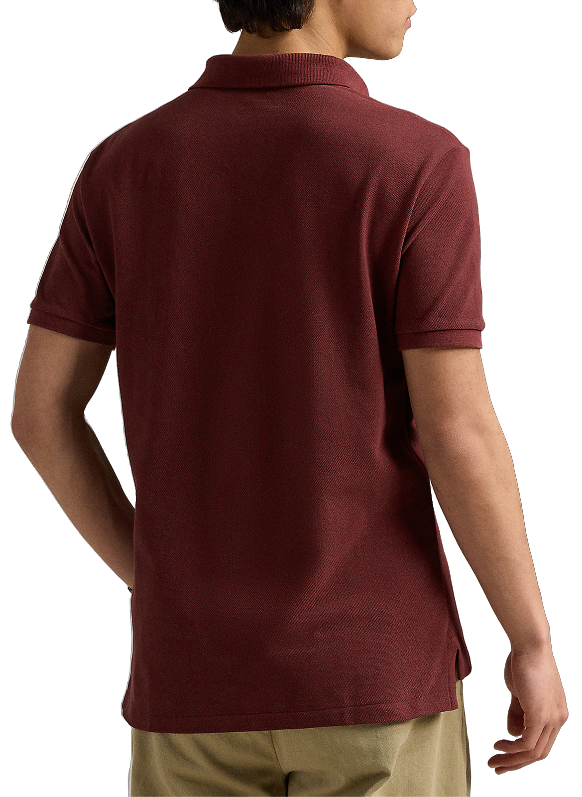 Organic cotton piqué polo shirt POLO RALPH LAUREN Red