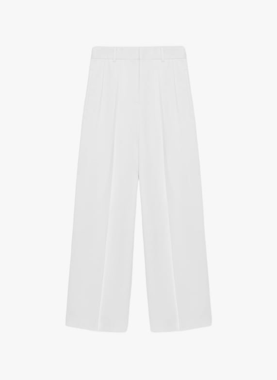 Pantalon droit fluide | Blanc by LOEWE Pantalon droit fluide Blanc