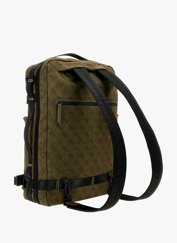 Sac à dos imprimé logo | Kaki by GUESS Sac à dos imprimé logo Kaki