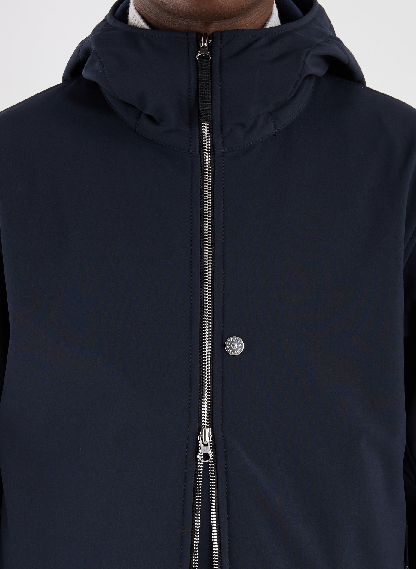 Blouson à capuche STONE ISLAND Bleu