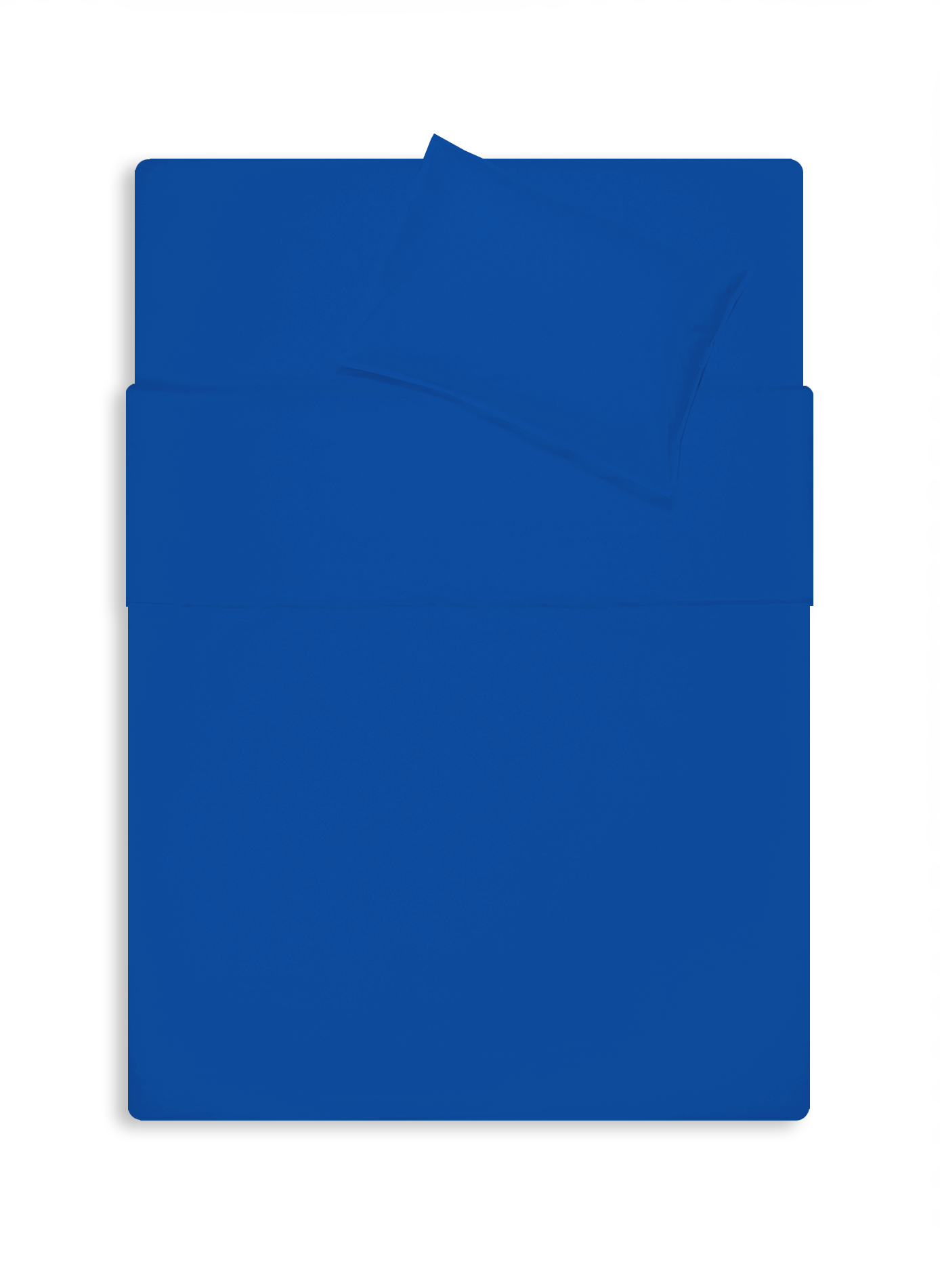 AU PRINTEMPS PARIS Cotton percale duvet cover Blue