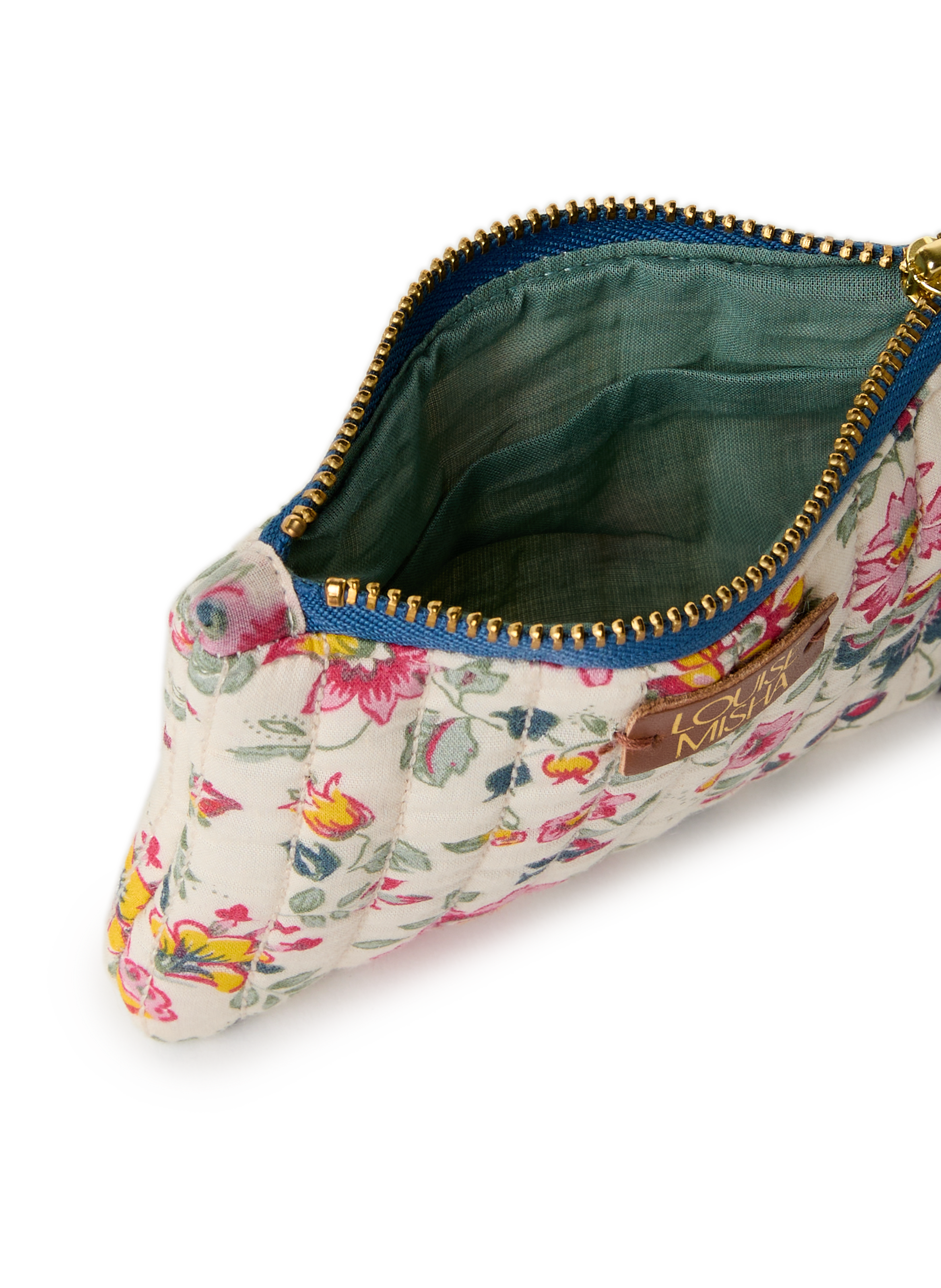 Mini pochette zippée en coton LOUISE MISHA Multicolore