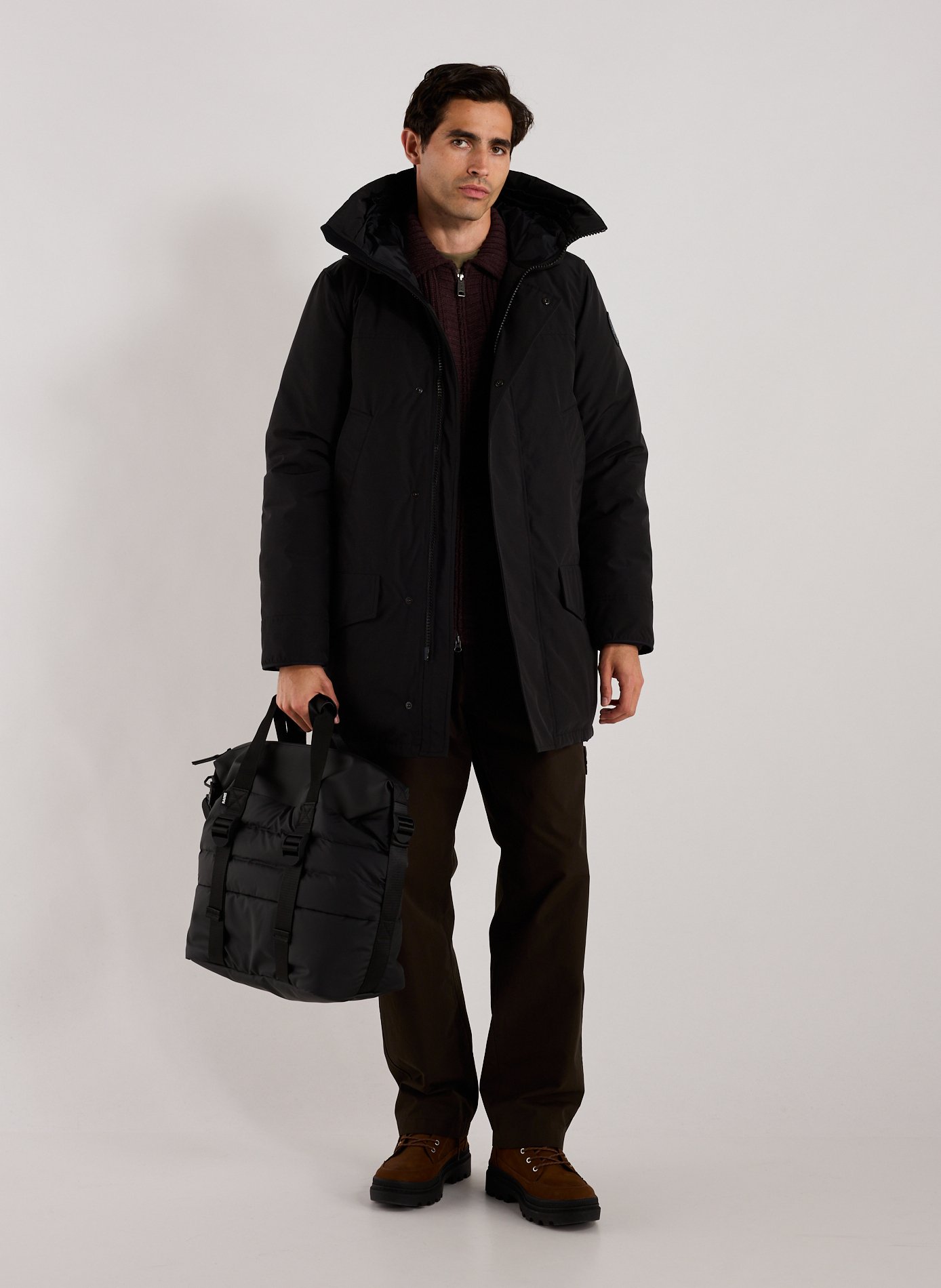 Langford cotton down jacket CANADA GOOSE Grey