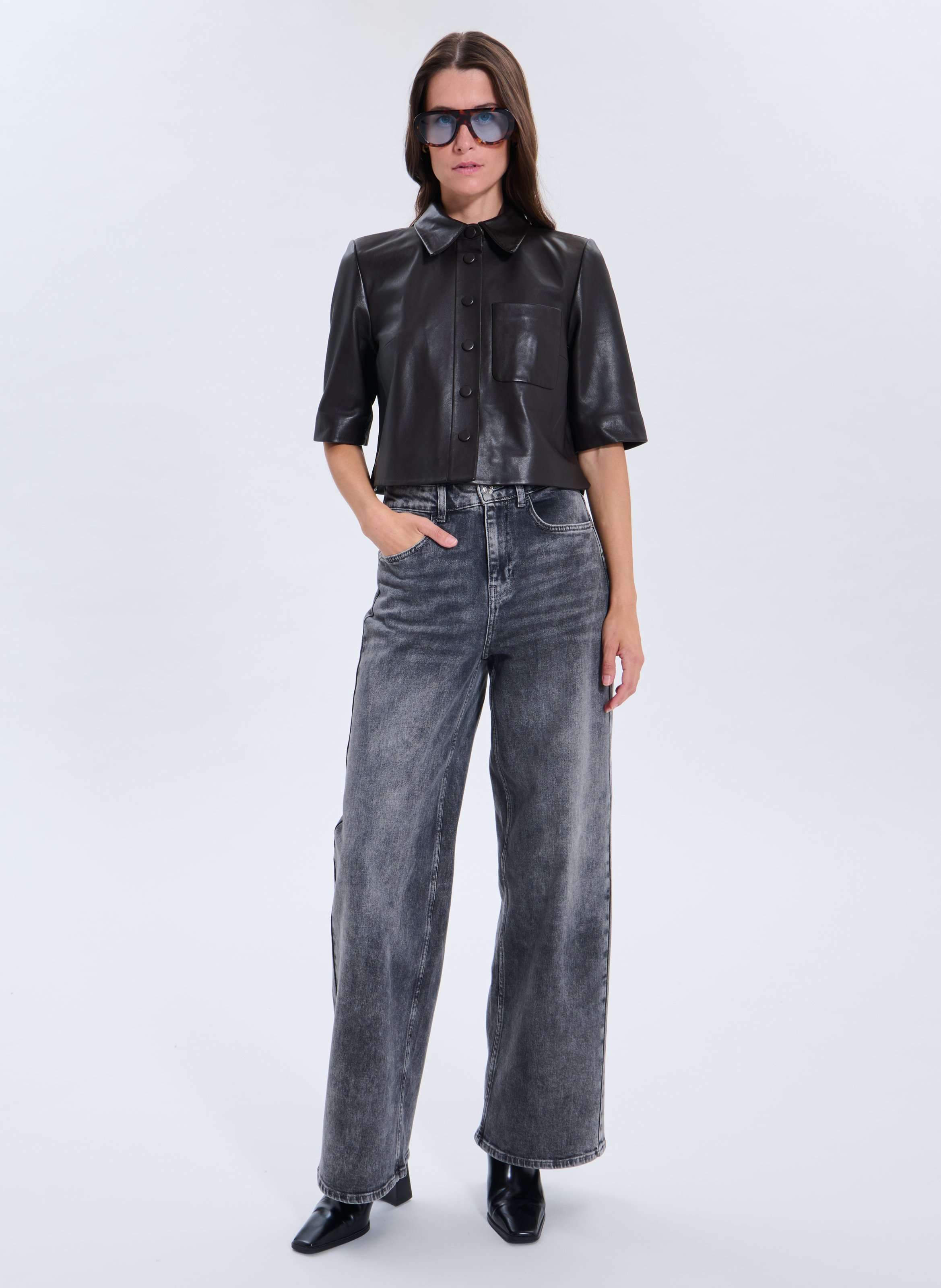 Chemise  celina ZAPA Marron