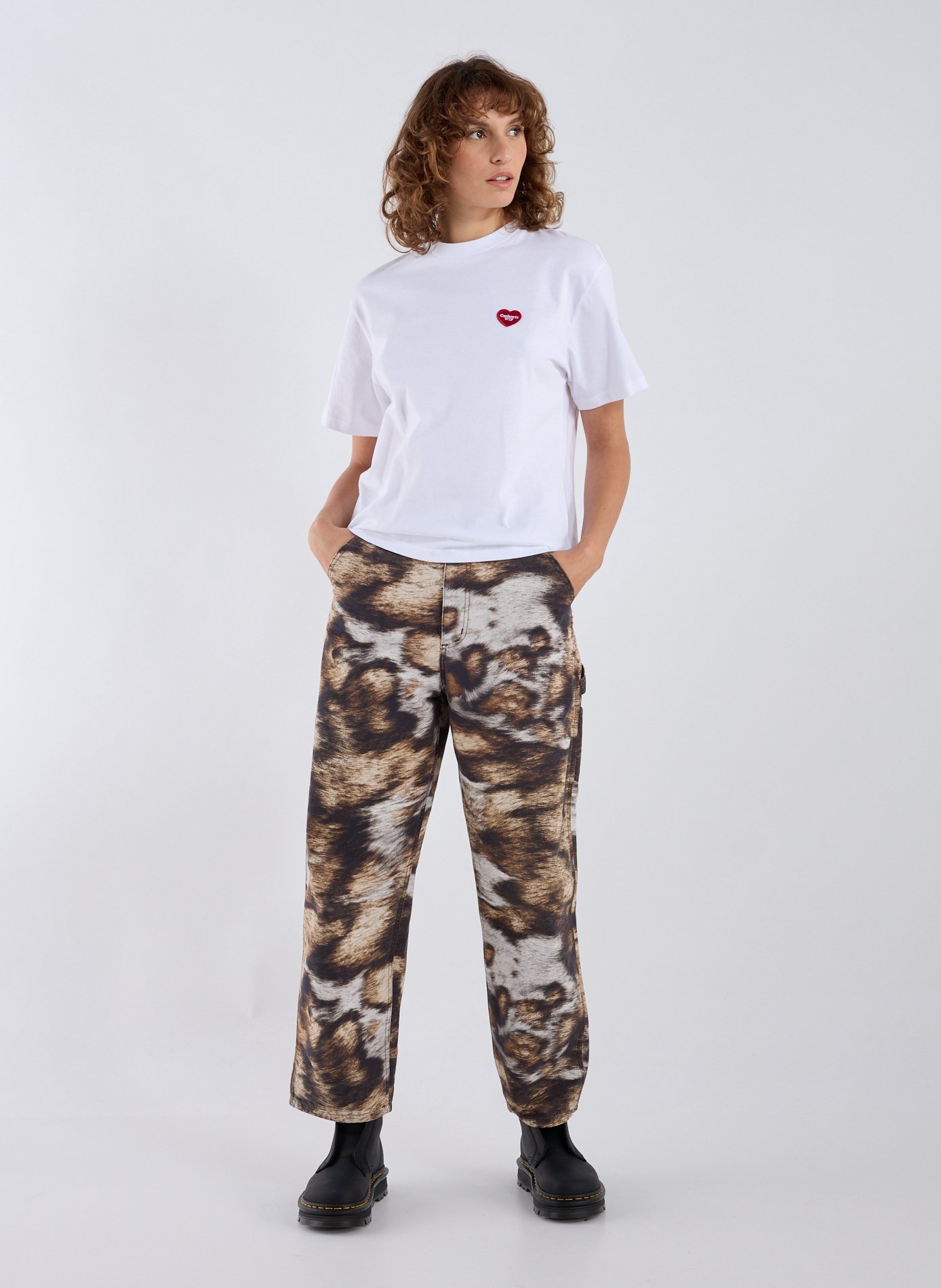 Wide leg printed jeans CARHARTT WIP Multicolour