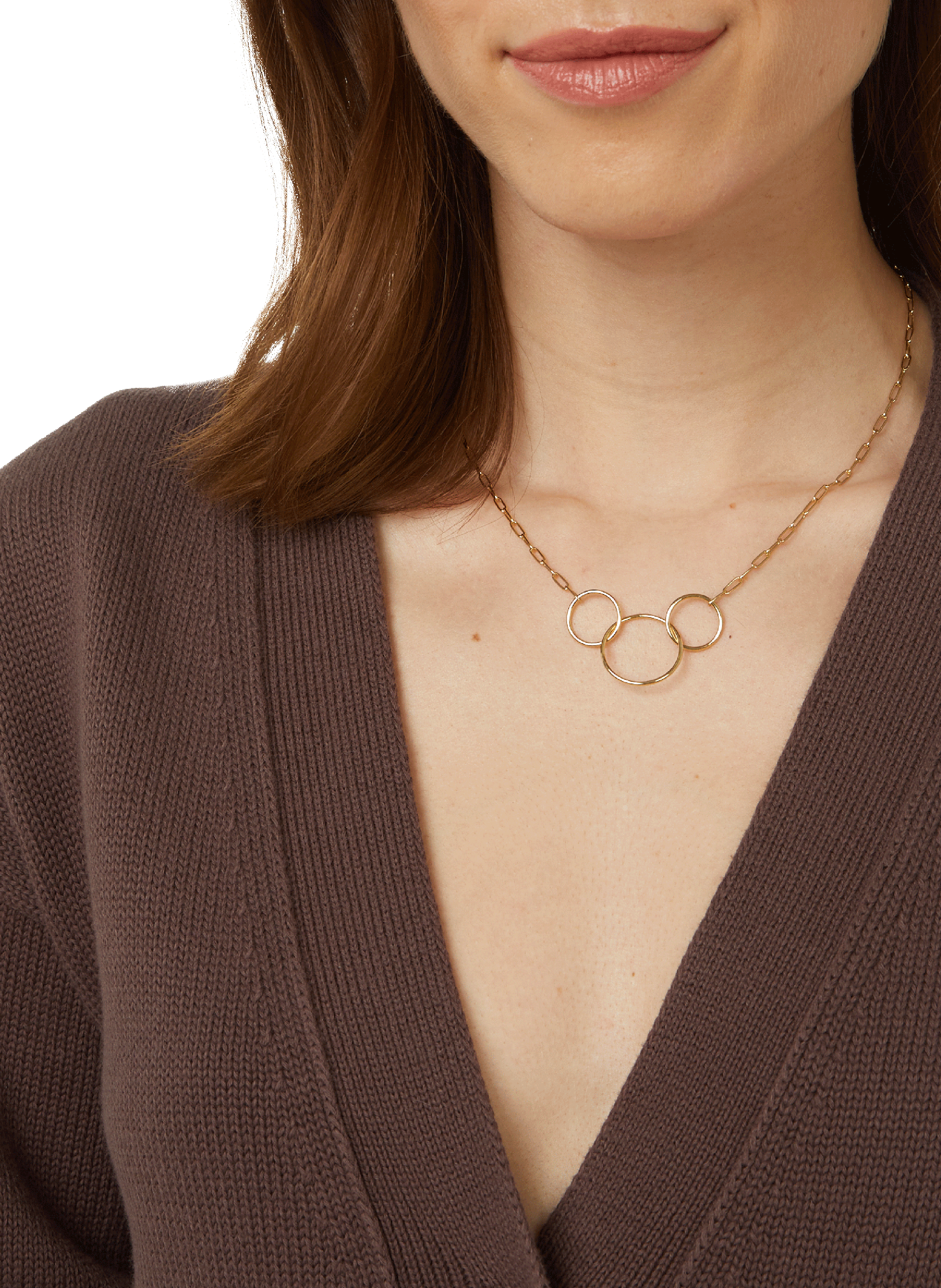 Cardigan en coton SAISON 1865 Marron