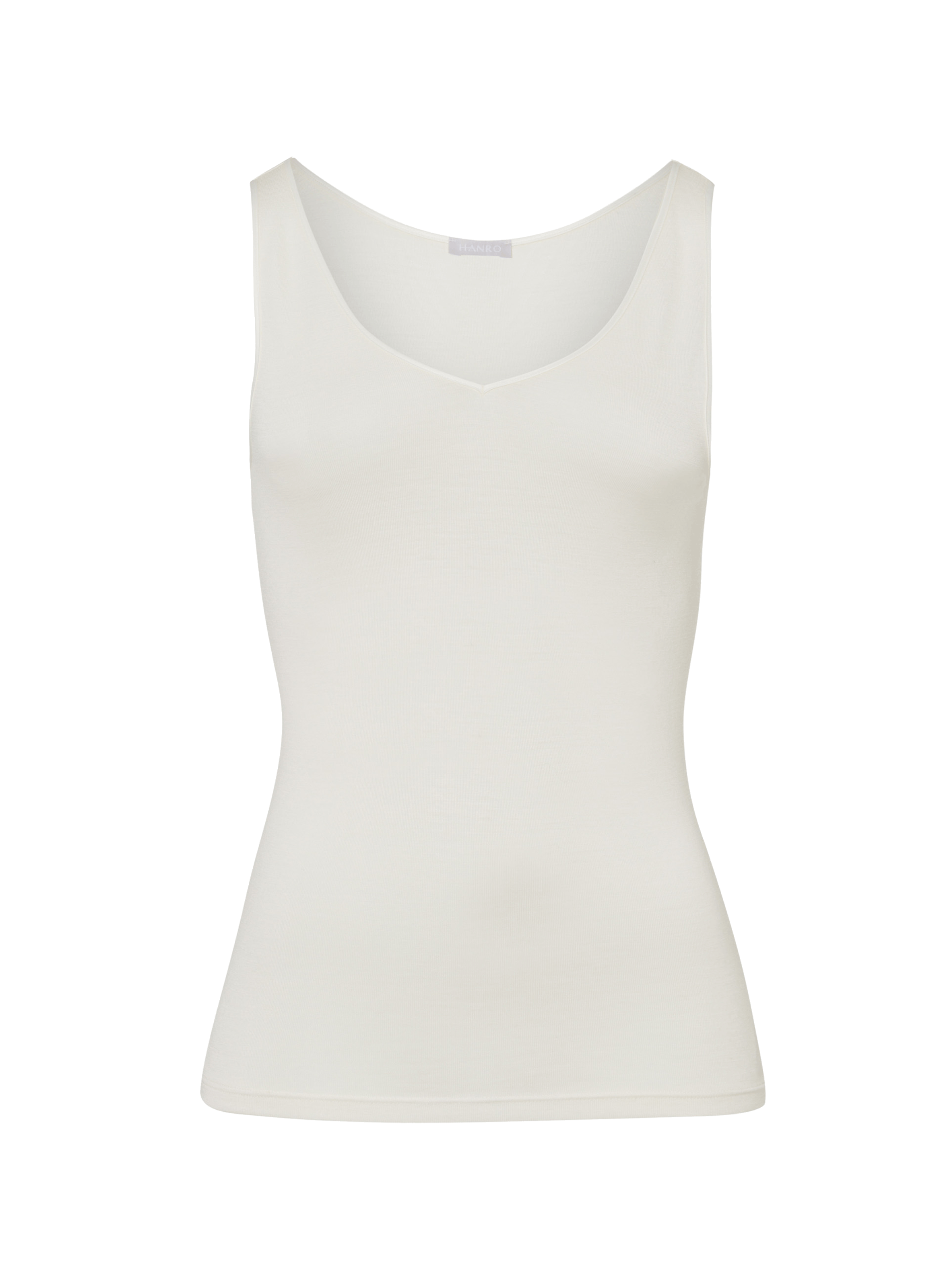 Wool and silk tank top HANRO Beige