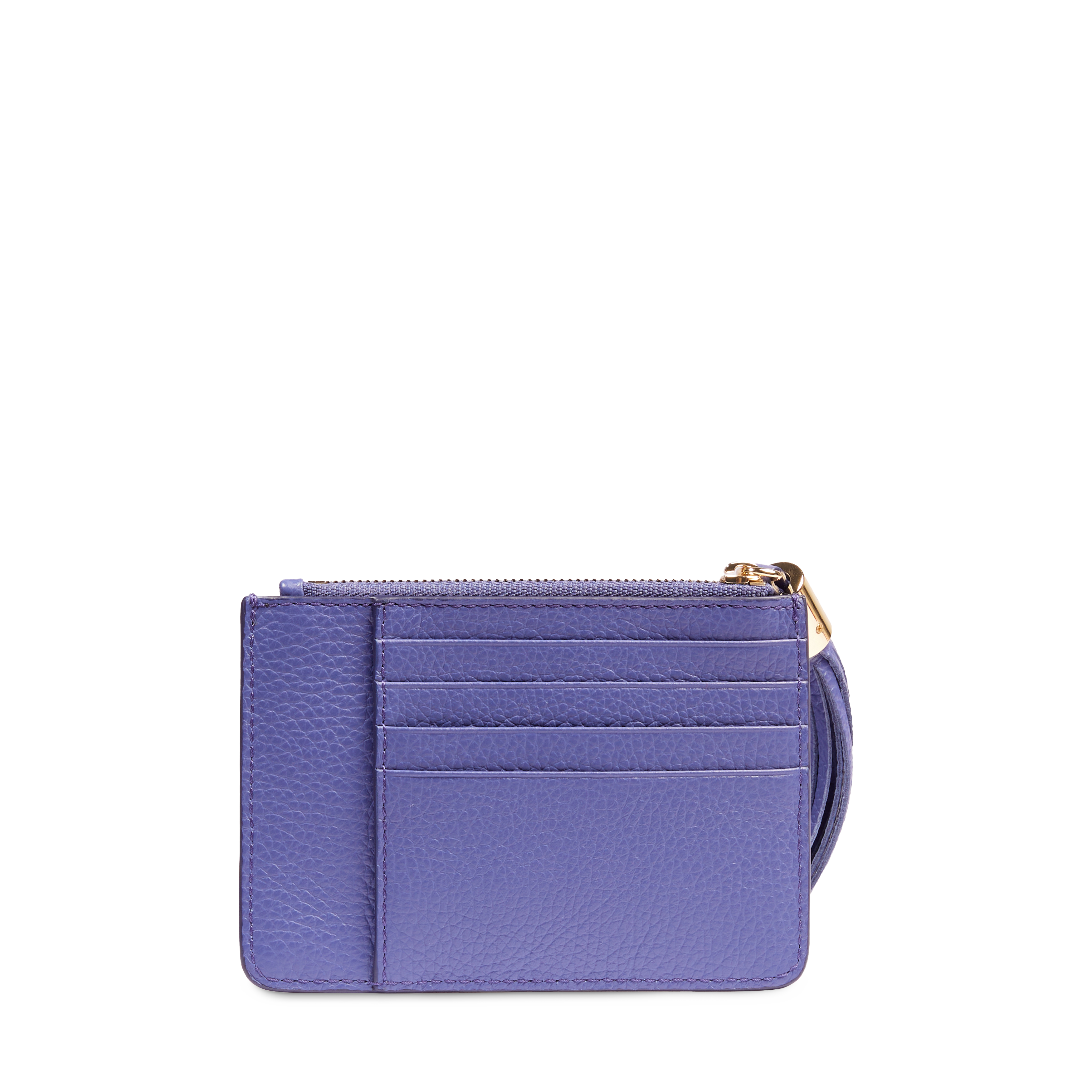 Porte-cartes zippé l premier flirt de lancel en cuir LANCEL Bleu