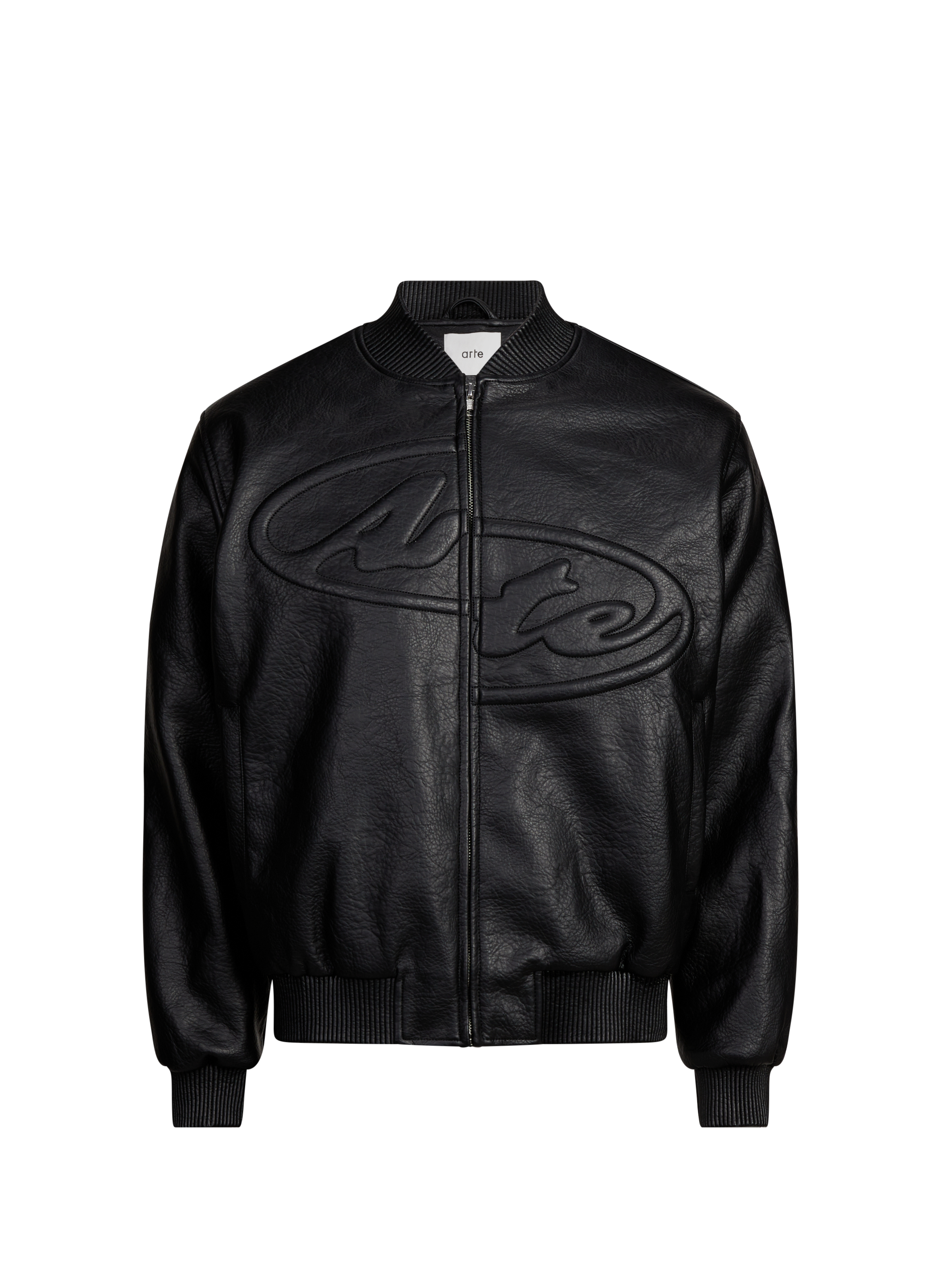 Veste ample avec demi-logo effet cuir ARTE ANTWERP Black