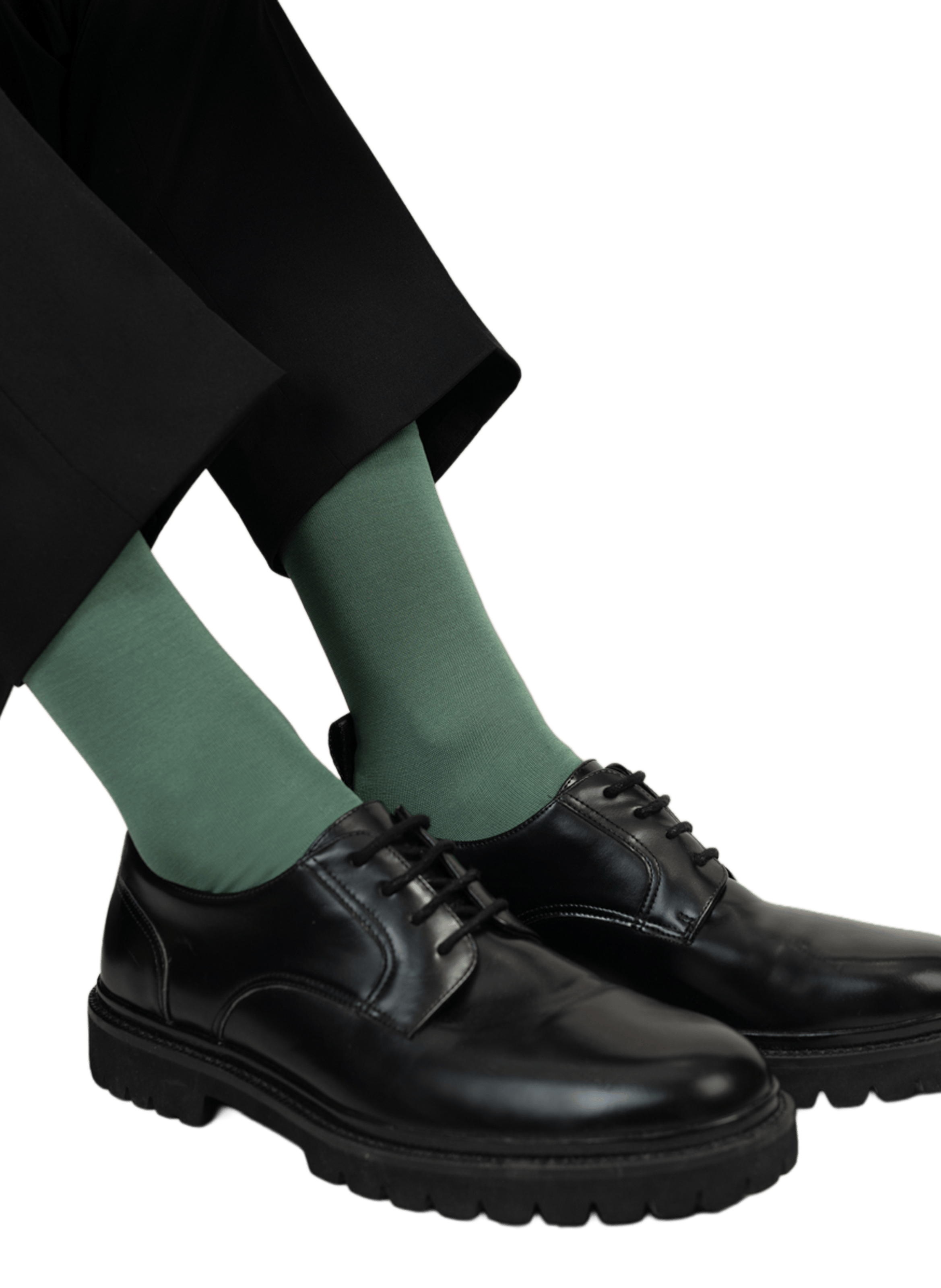 Chaussettes mi-hautes en coton BLEUFORÊT Marron