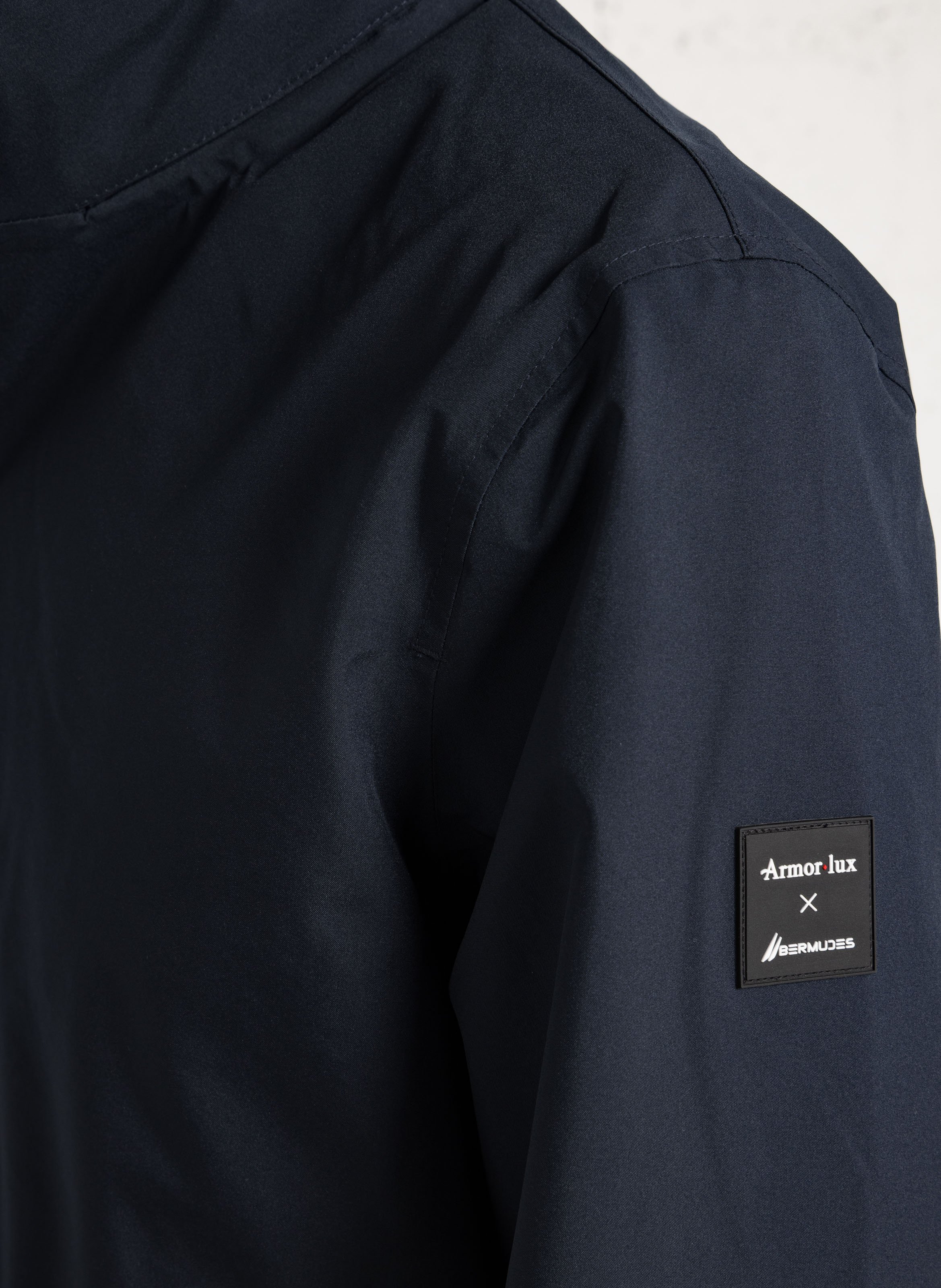 Veste droite col montant ARMOR-LUX Bleu